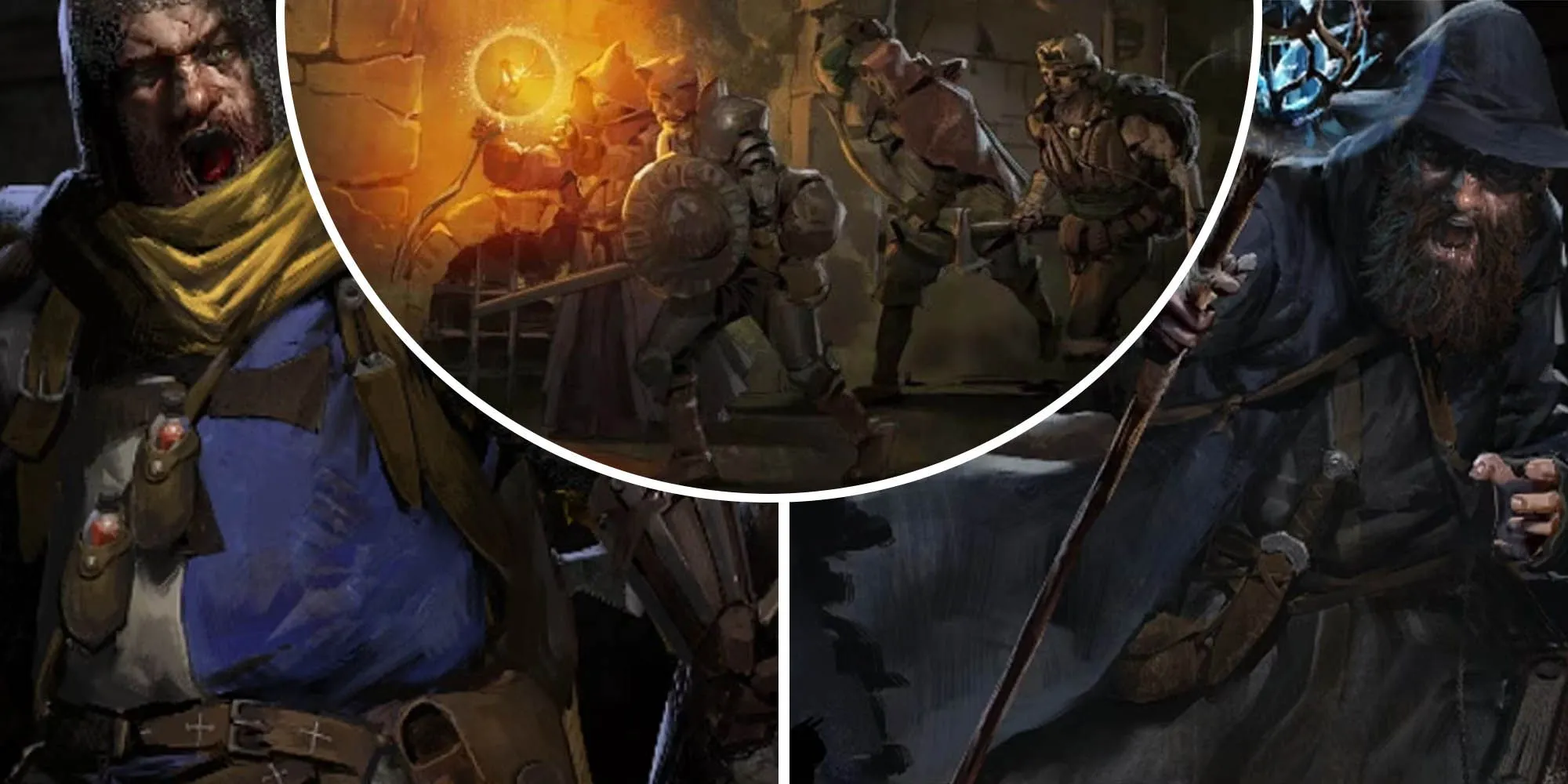 Nhân vật Cleric và Wizard trong Dark and Darker