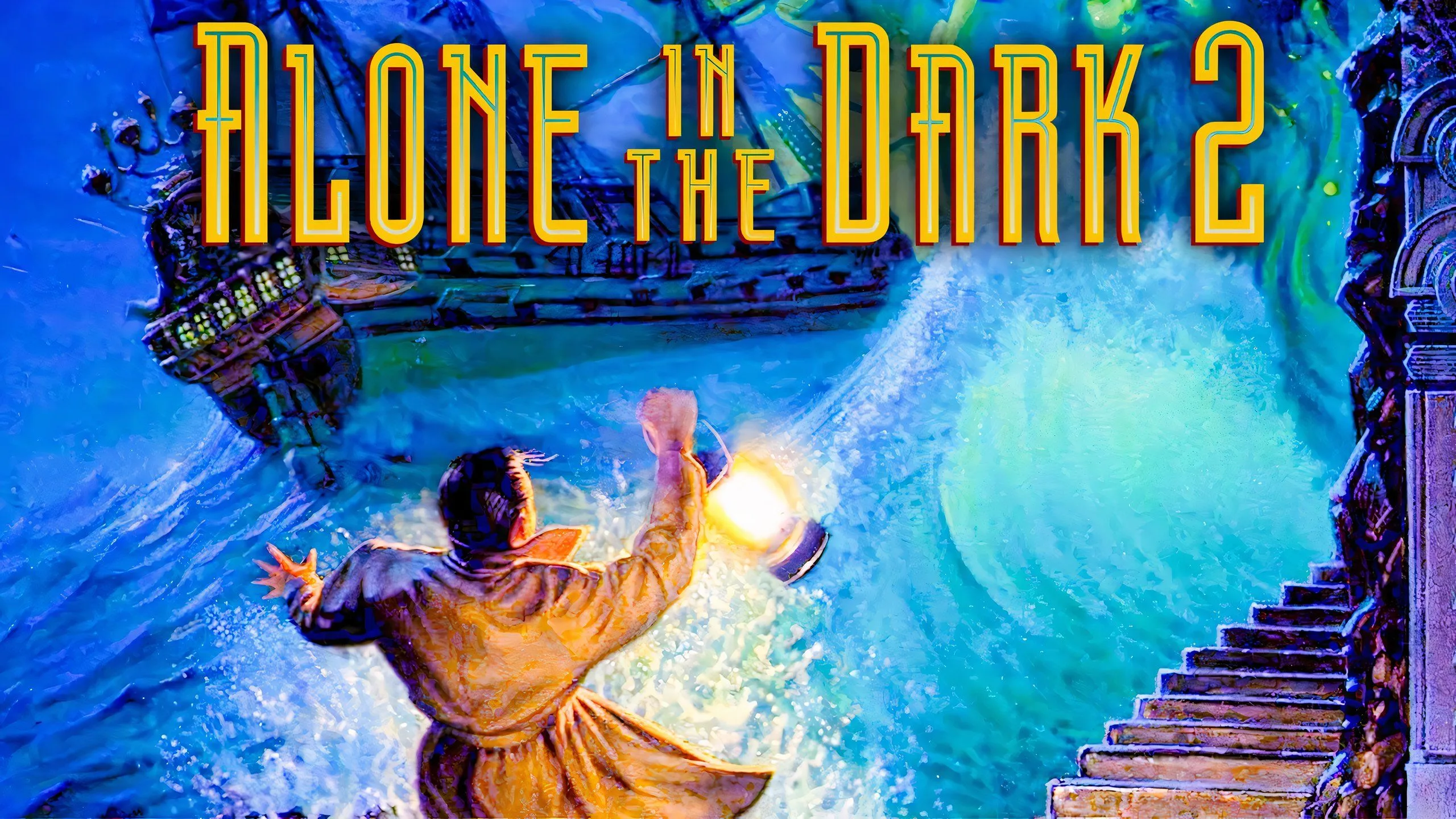 Nhân vật Edward Carnby đối mặt nguy hiểm trong Alone in the Dark 2