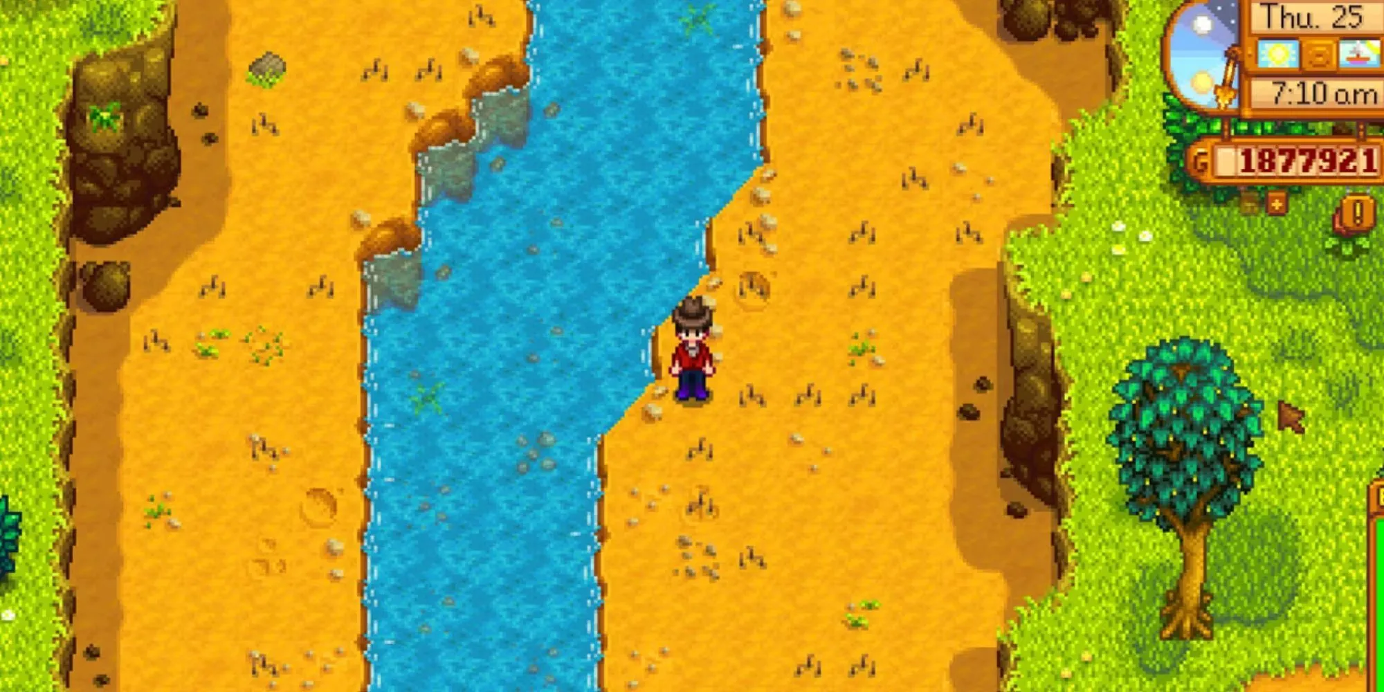 Nhiều điểm đãi quặng xuất hiện trong Stardew Valley