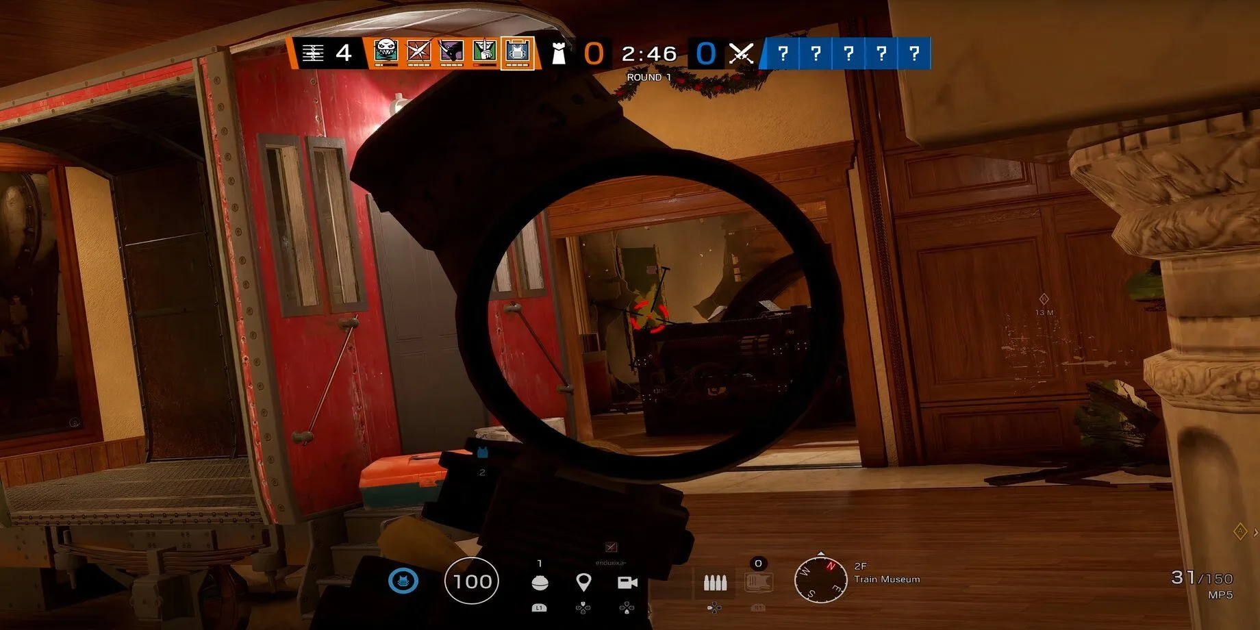 Pha đấu súng chiến thuật căng thẳng trong một trận Rainbow Six Siege