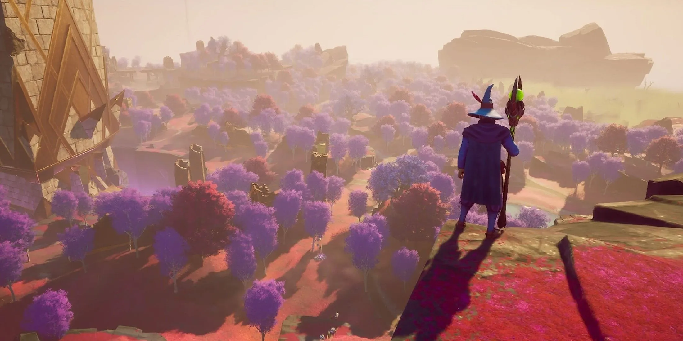 Pháp sư khám phá khu rừng rậm nguy hiểm trong RuneScape: Dragonwilds