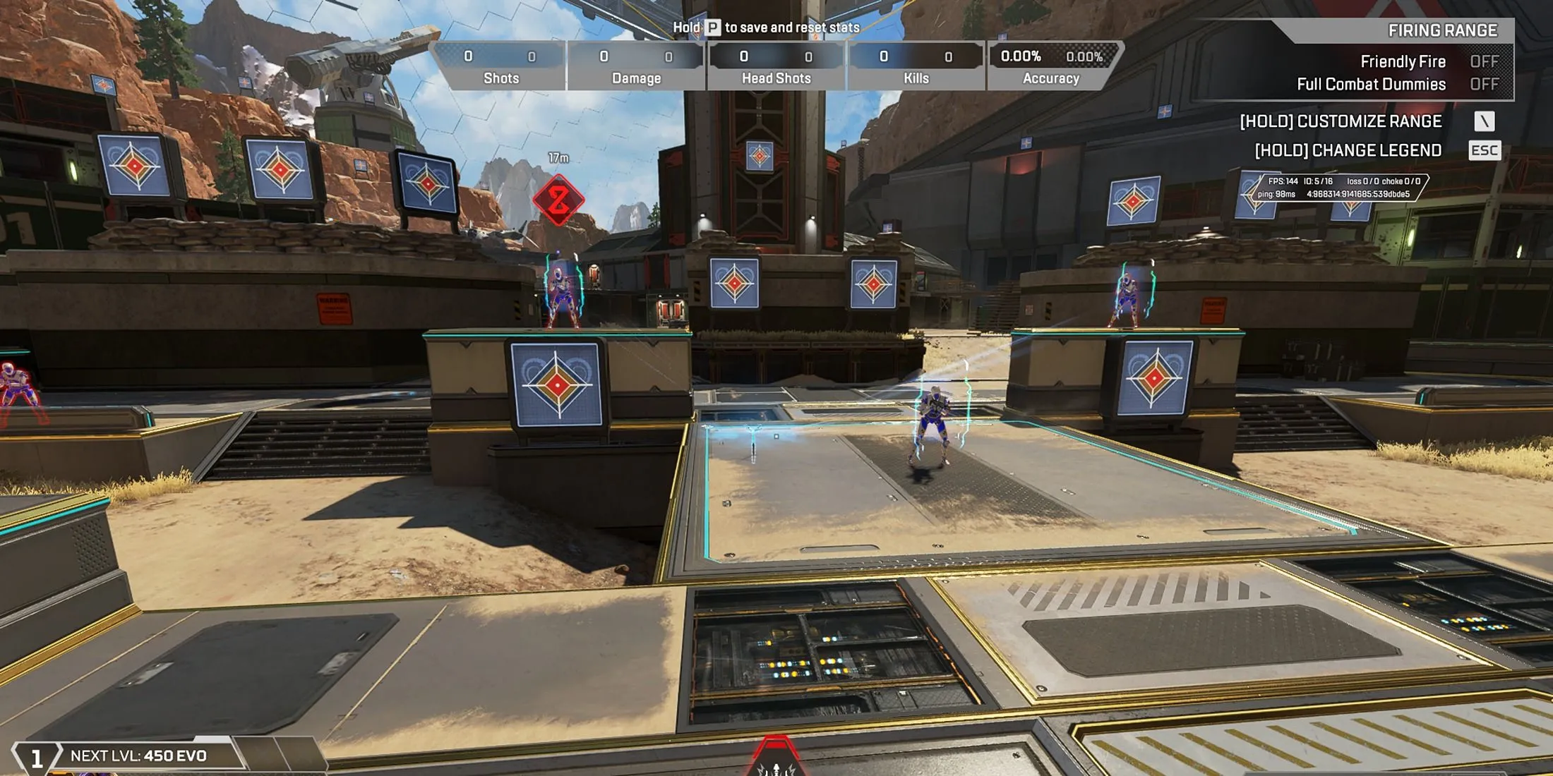 Phi tiêu định vị Tracker Dart của Sparrow đang hoạt động trong Apex Legends