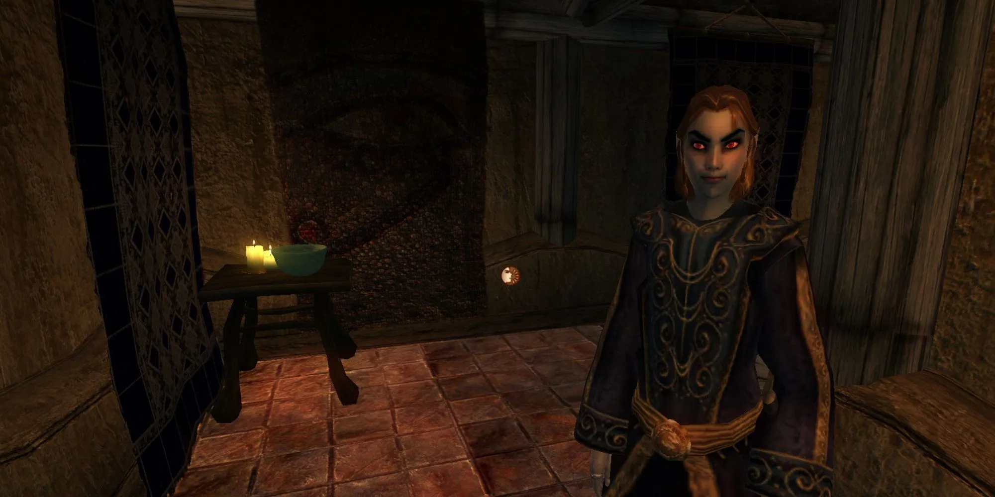 Ranis Athrys, người đứng đầu Hội Pháp Sư Balmora trong thế giới Morrowind