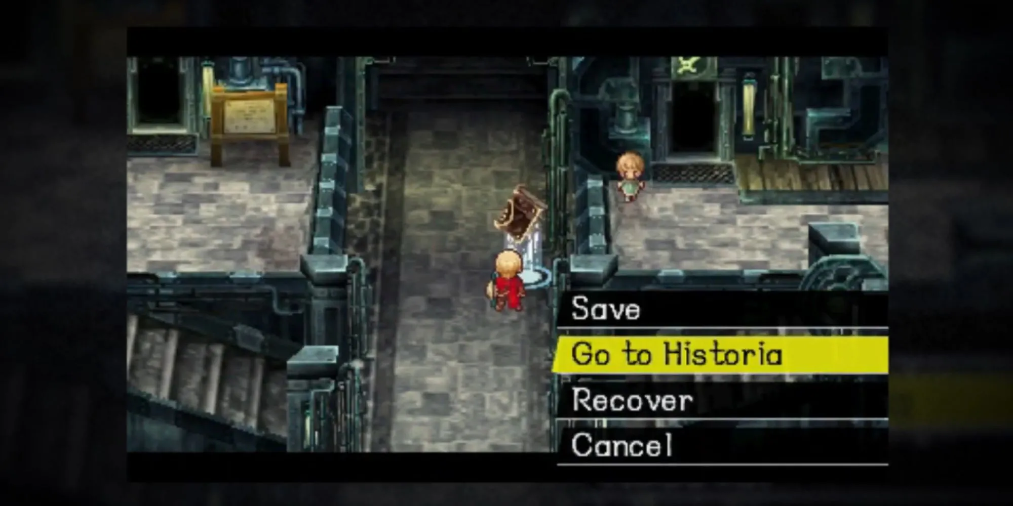 Stocke trong Radiant Historia đứng giữa hai dòng thời gian song song