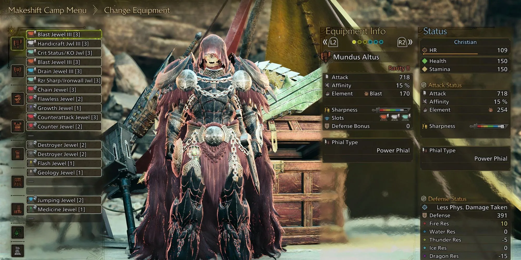 Sử dụng ngọc trang trí để tăng cường sức mạnh tiềm ẩn của Switch Axe trong Monster Hunter Wilds