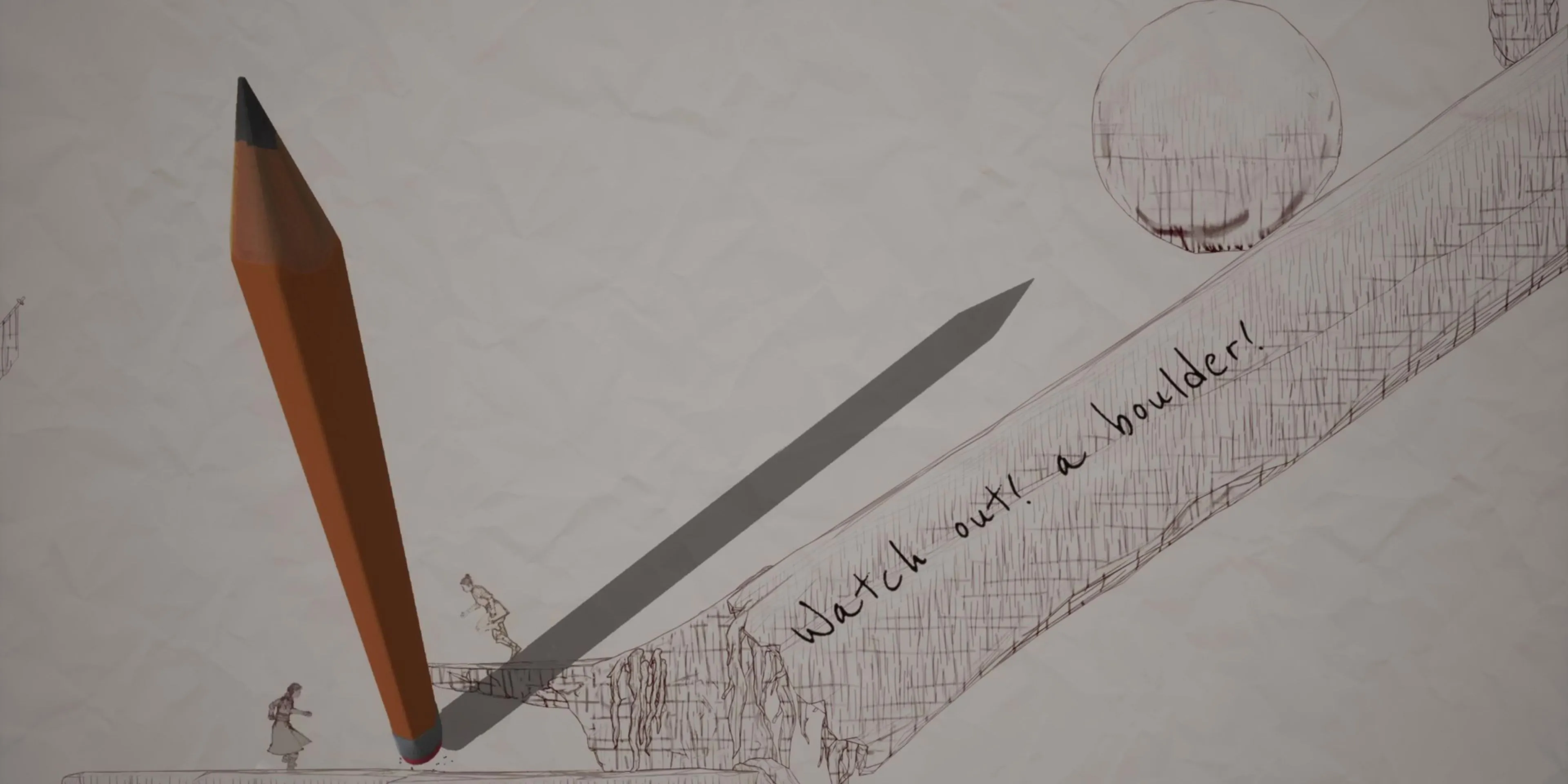 Tảng đá lớn lăn xuống từ ngọn núi trong màn chơi The Notebook của Split Fiction