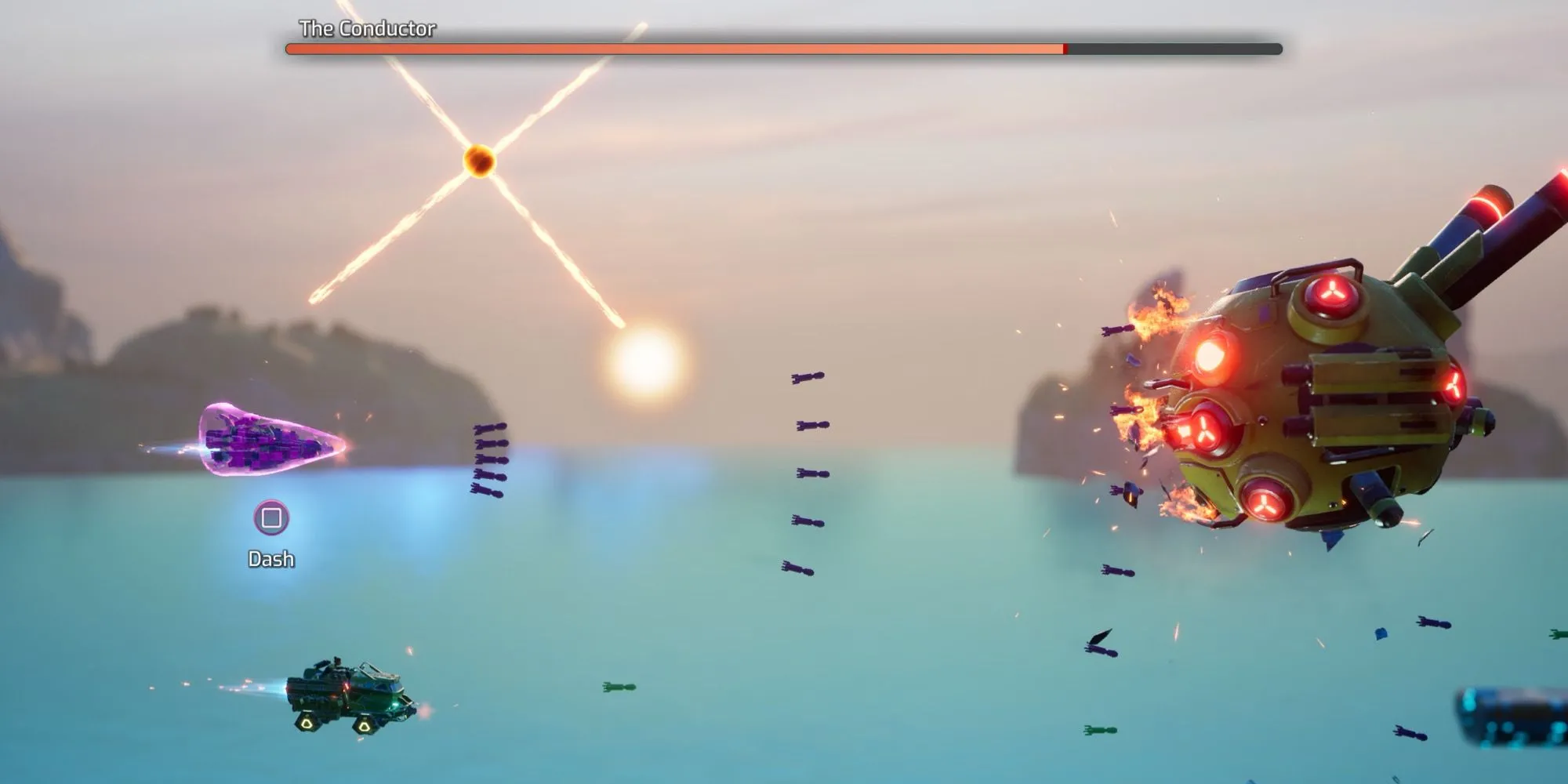 The Conductor - trùm cuối chế độ shoot 'em up trong Split Fiction