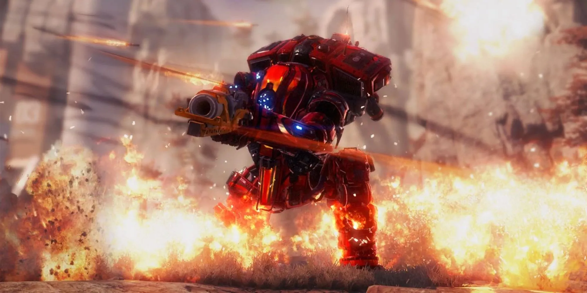 Titan Scorch trong Titanfall 2, tựa game trước đó của nhà phát triển Apex Legends.