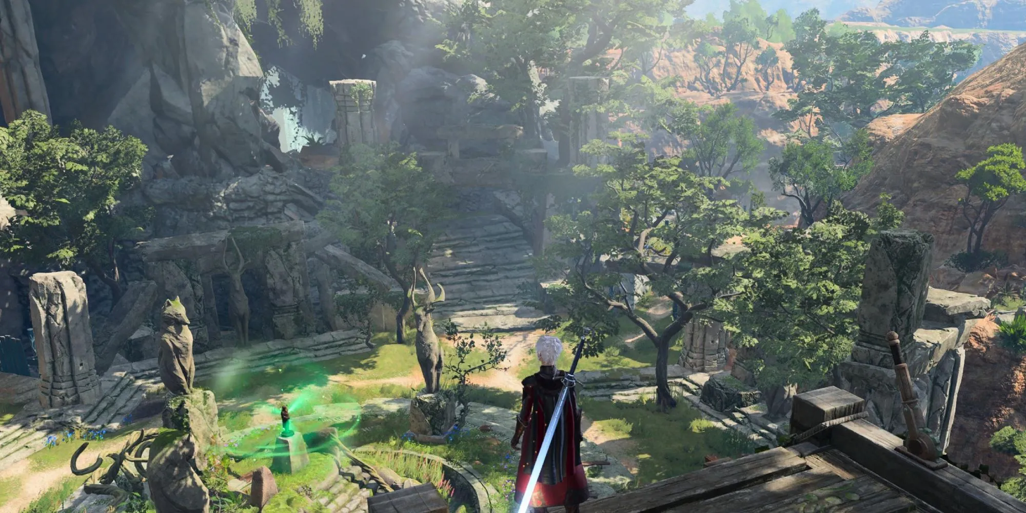Toàn cảnh Emerald Grove hùng vĩ trong Baldur's Gate 3 thế giới rộng lớn