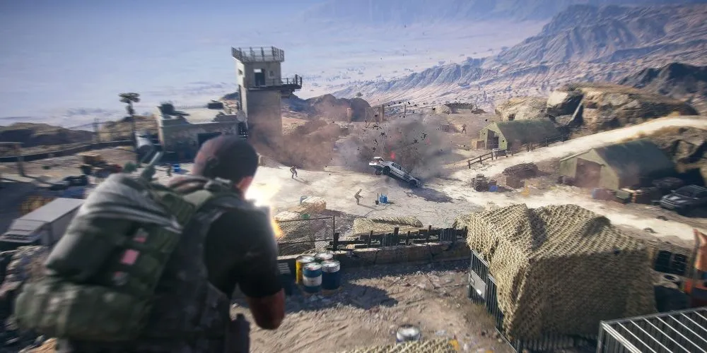 Toàn cảnh từ trên cao trong Ghost Recon Wildlands
