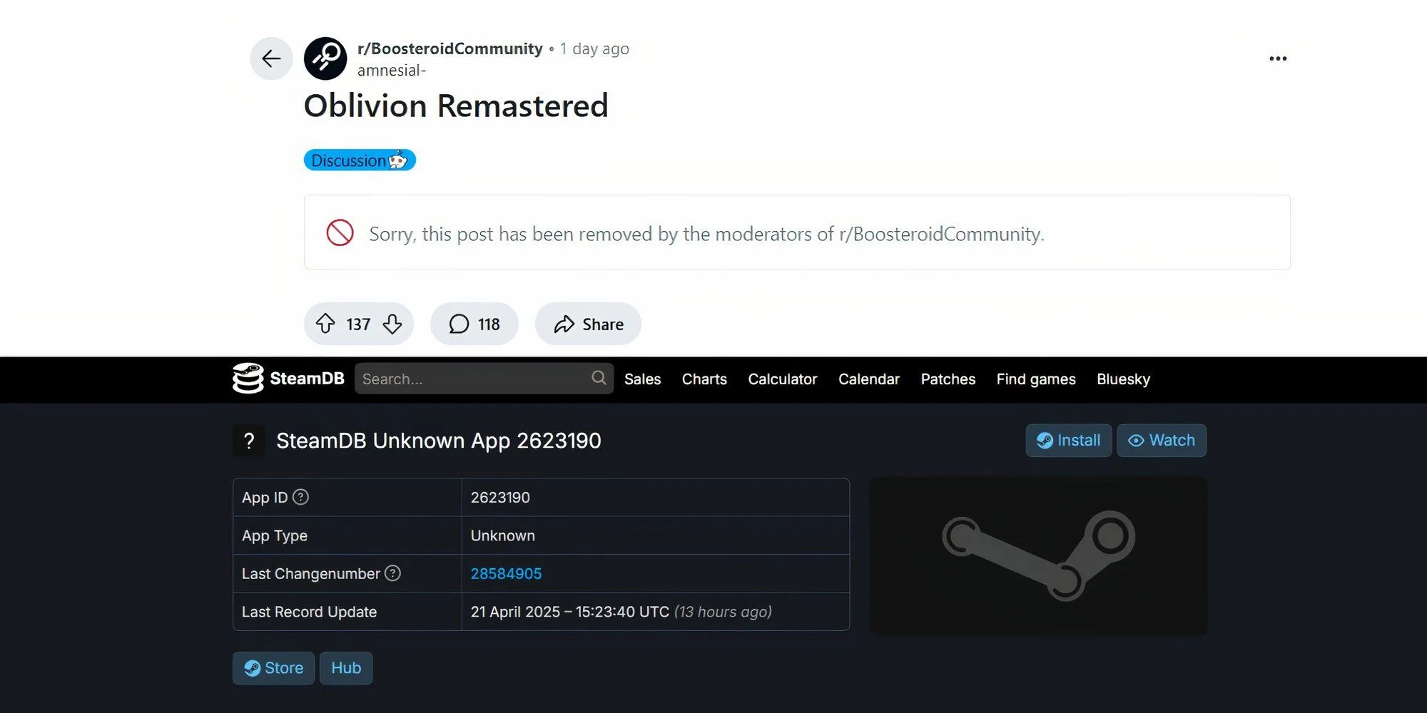 Tổng hợp các nguồn rò rỉ về Oblivion Remaster từ SteamDB, Reddit và tin tức game