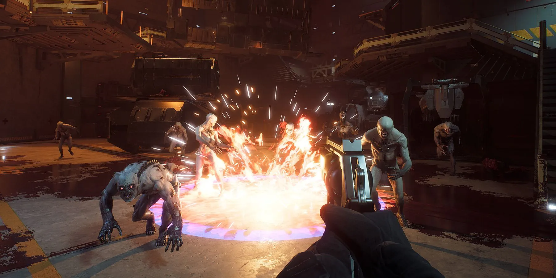 Vụ nổ lớn trong Killing Floor 3 thể hiện hiệu ứng cháy nổ hoành tráng của game.