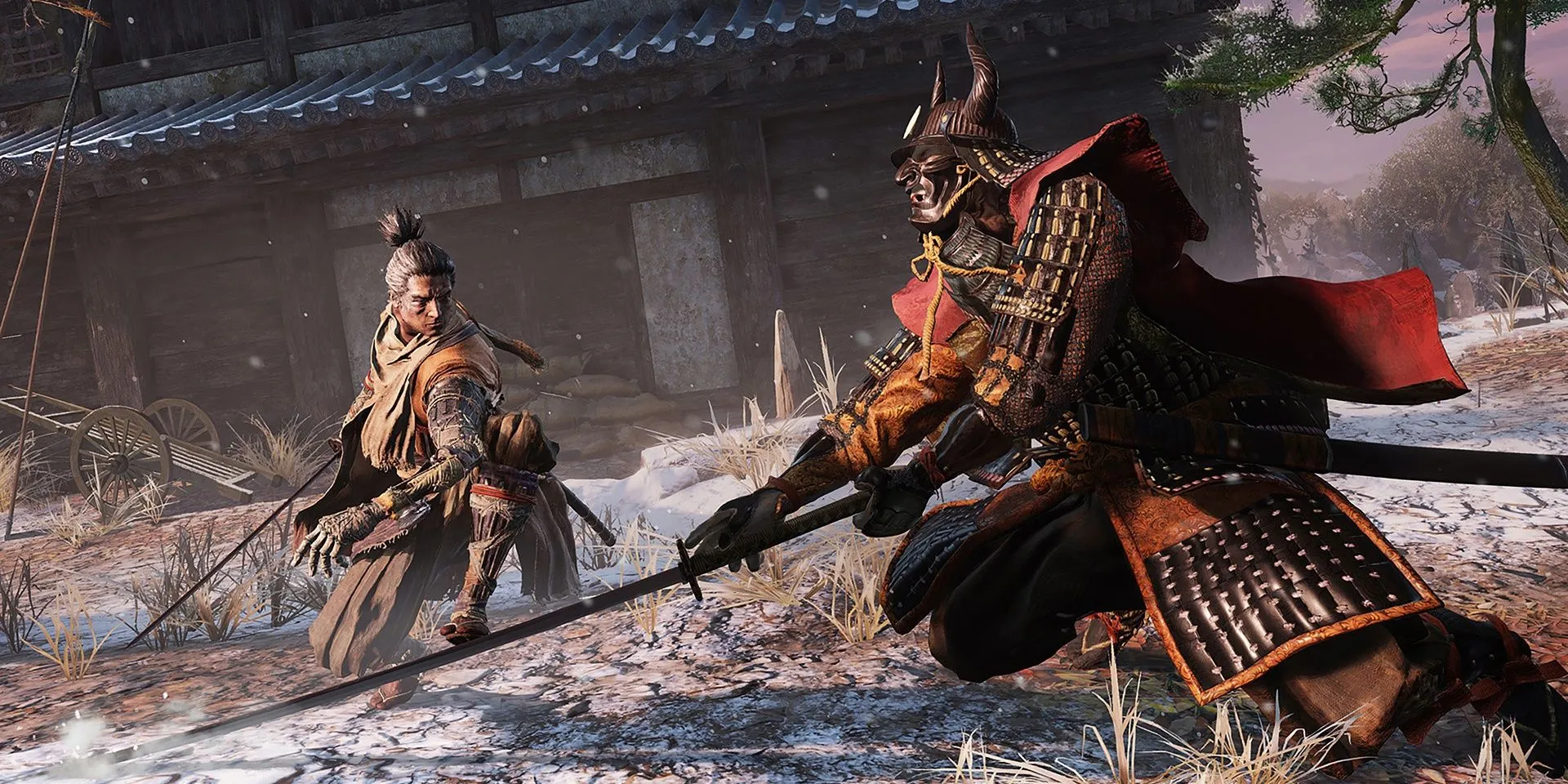 Wolf thực hiện cú Mikiri Counter trong Sekiro: Shadows Die Twice