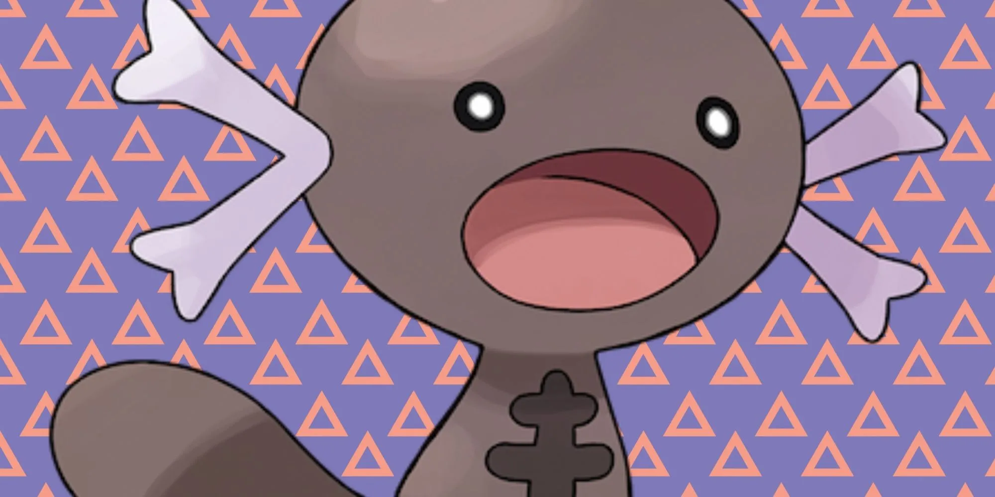 Wooper Paldea màu nâu với cặp mang hình xương chéo độc đáo