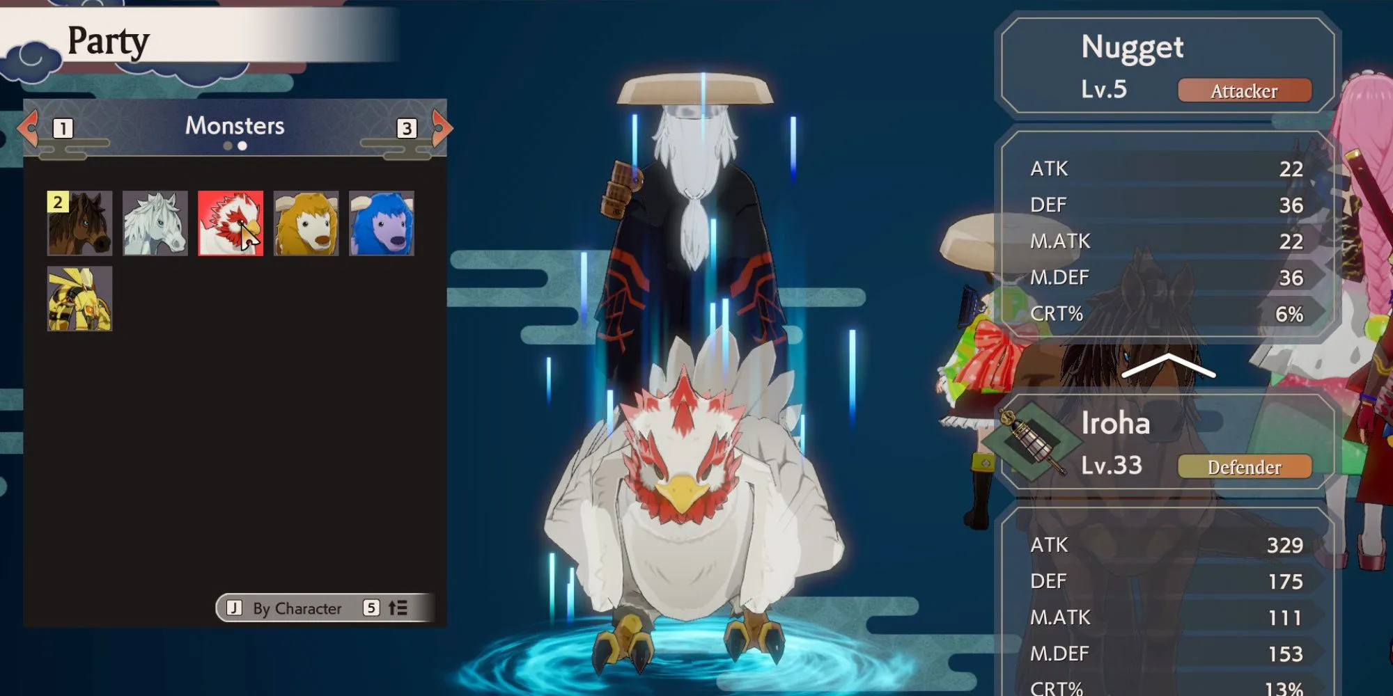 Bắt quái vật Cluckadoo trong Rune Factory Guardians of Azuma