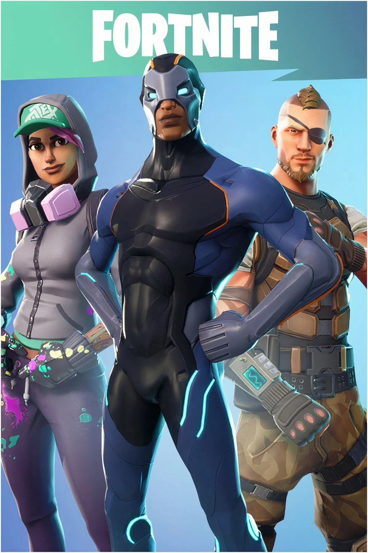 Hình ảnh quảng cáo chính thức của tựa game Fortnite