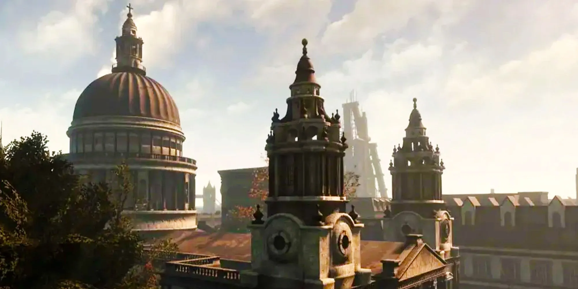 Nhà thờ St. Paul biểu tượng trong mod Fallout London, có thể khám phá trong game.