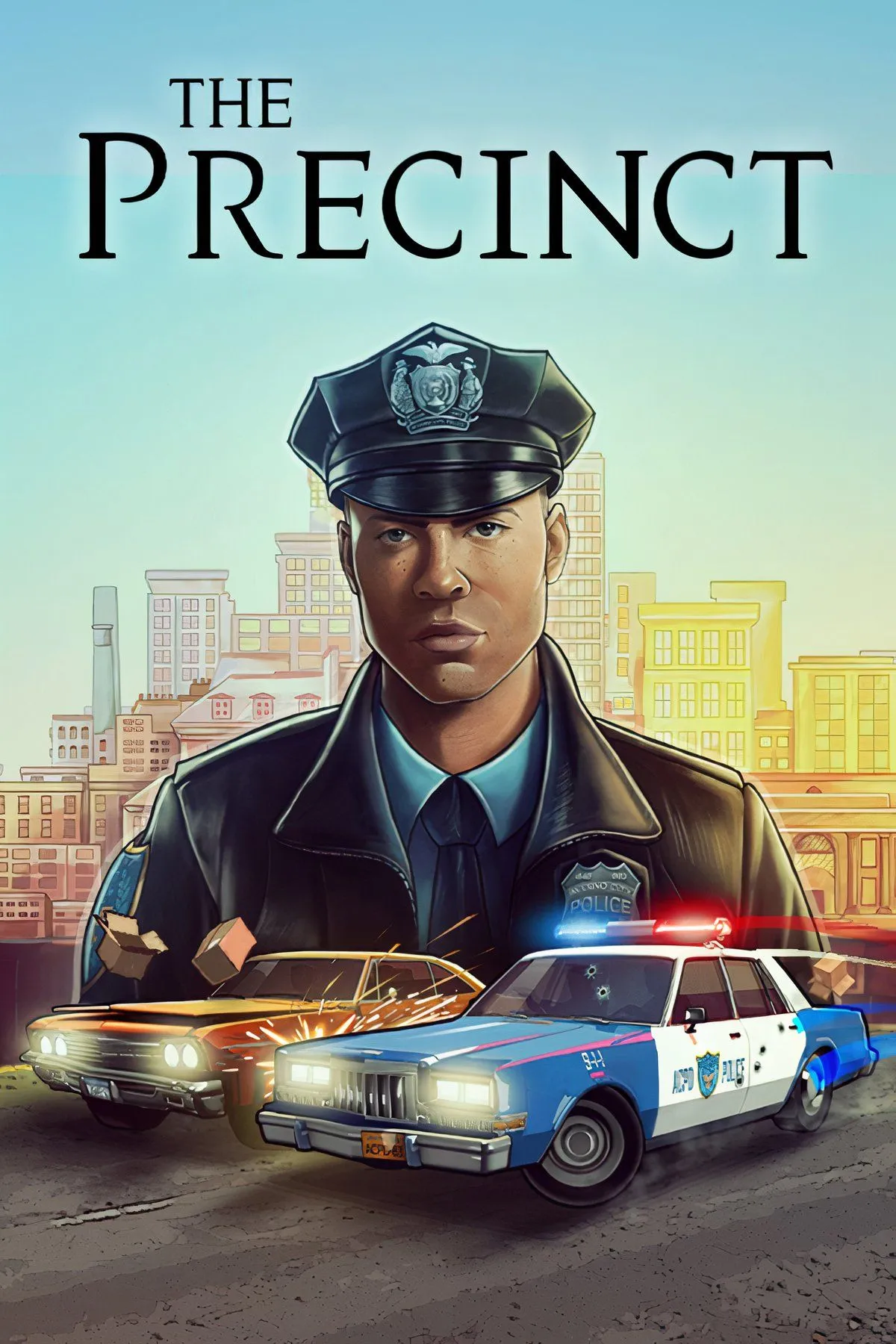Nhân vật chính dùng súng Colt M16A1 trong một pha hành động trong The Precinct