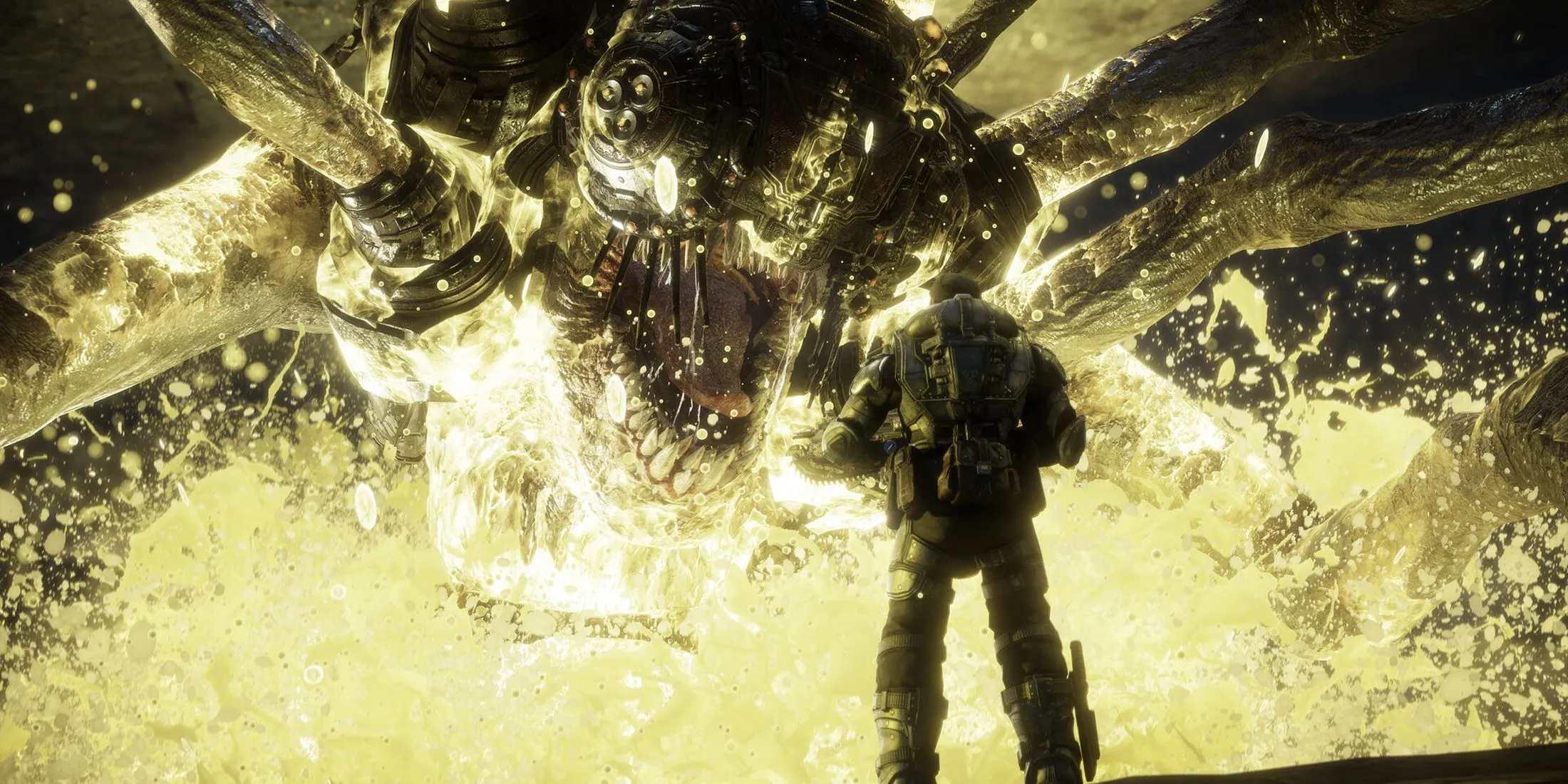 Quái vật Corpser đáng sợ trong Gears of War Reloaded