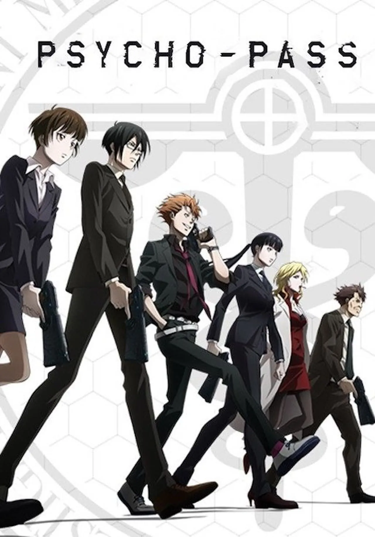 Akane Tsunemori và Shinya Kogami trong thế giới tương lai của Psycho-Pass với hệ thống Sibyl.