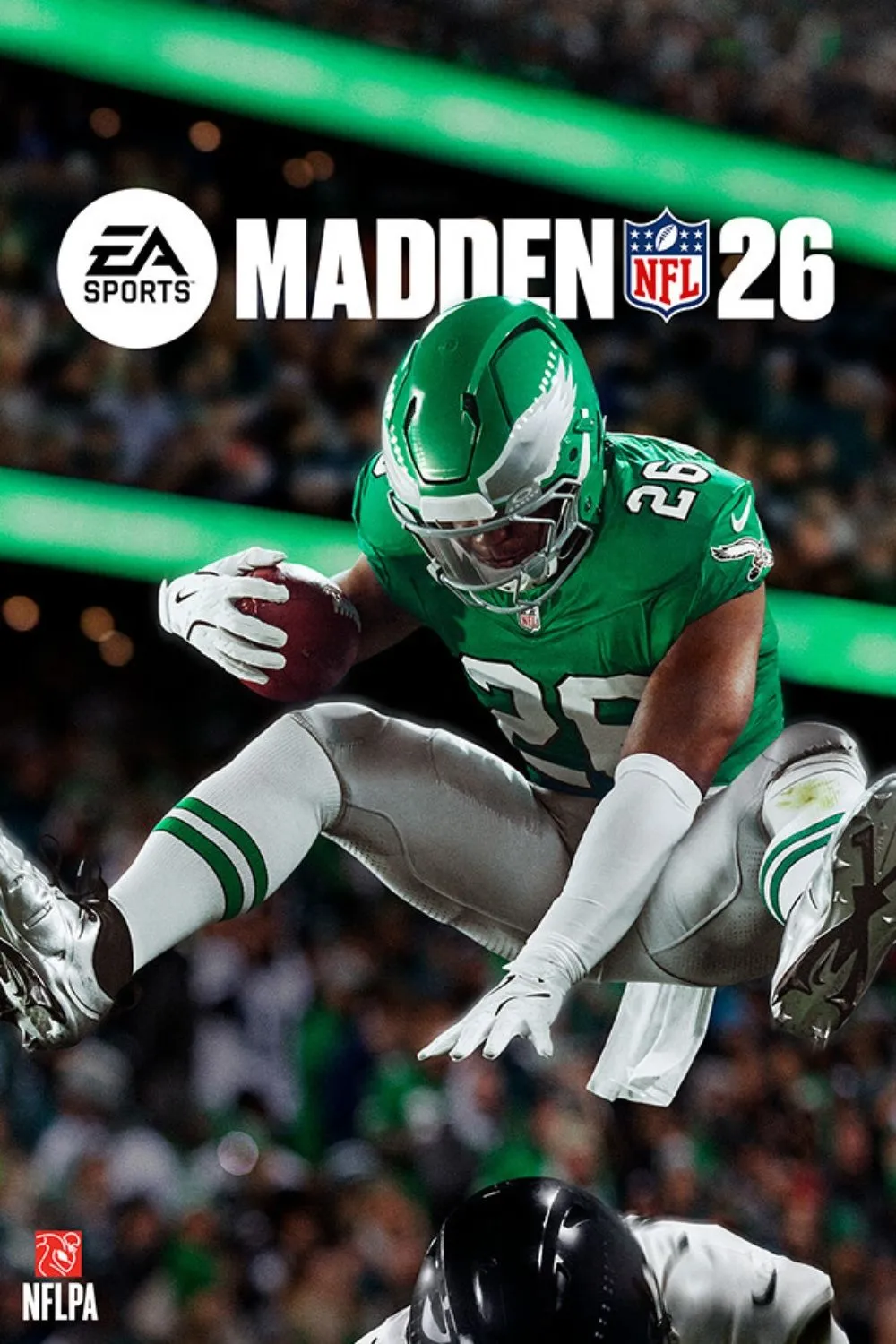 Ảnh bìa chính thức của game thể thao bóng bầu dục Madden NFL 26