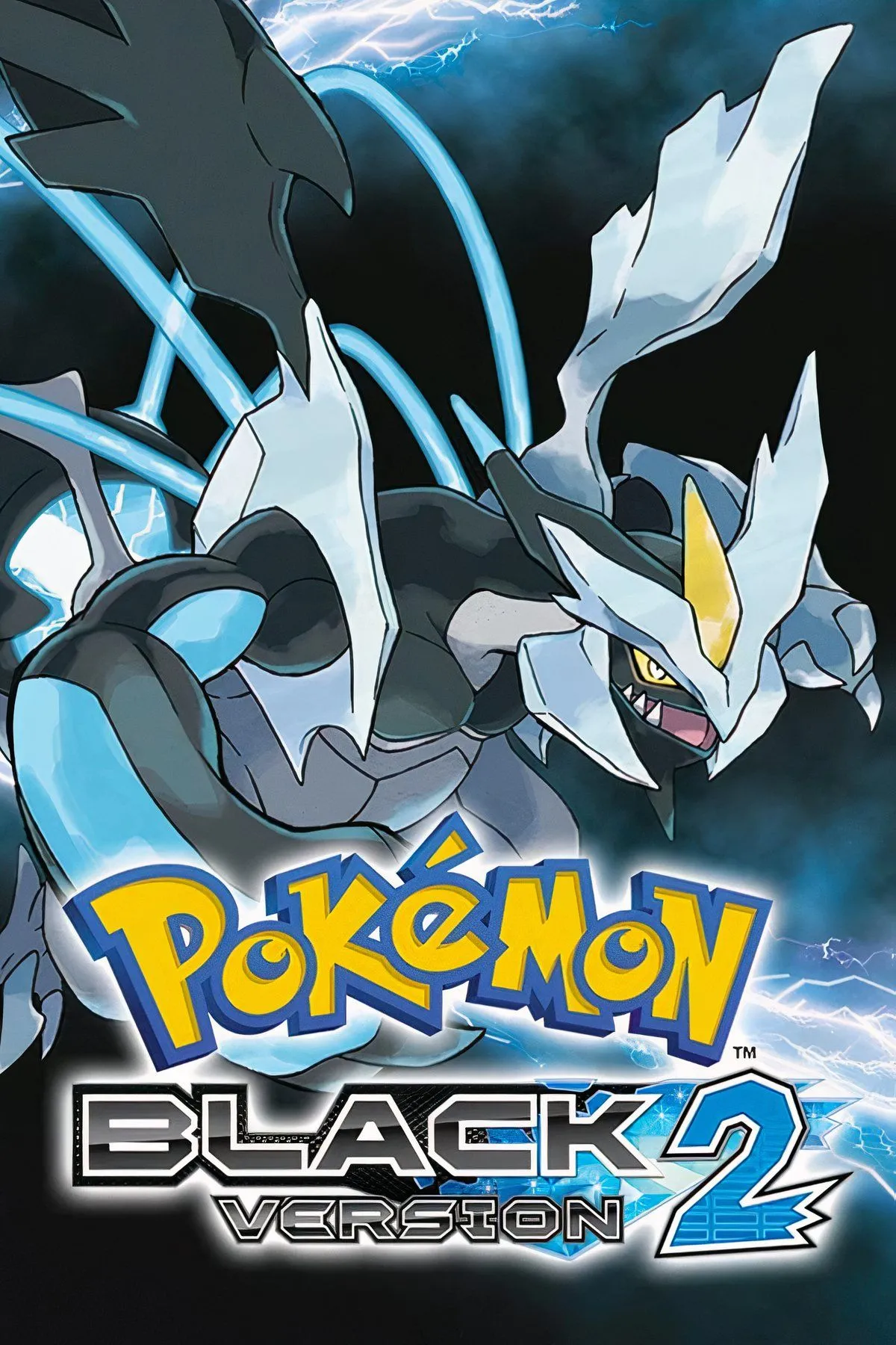 Ảnh bìa game Pokemon Black 2 trên hệ máy Nintendo DS với phong cách đồ họa pixel đặc trưng