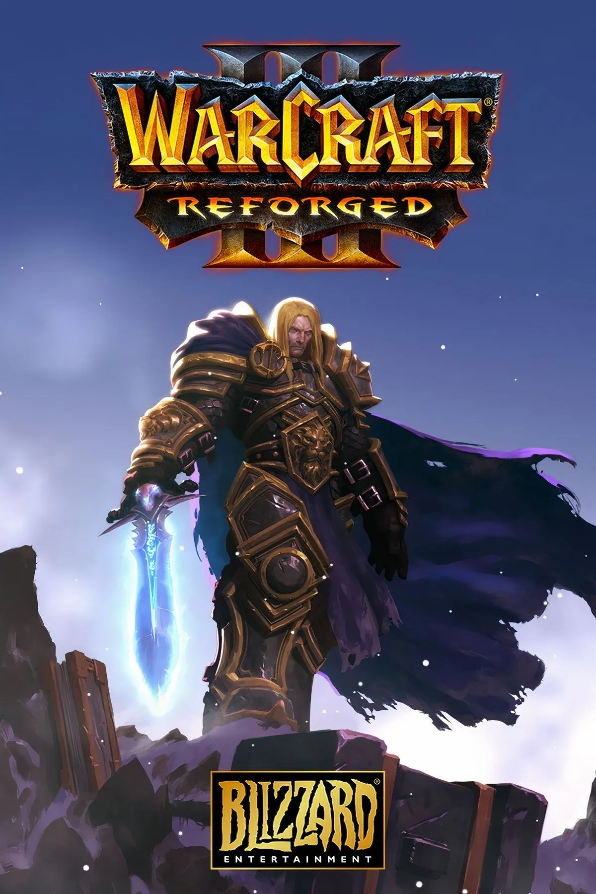 Ảnh bìa và gameplay của Warcraft 3: Reforged với đồ họa được nâng cấp trong game chiến thuật