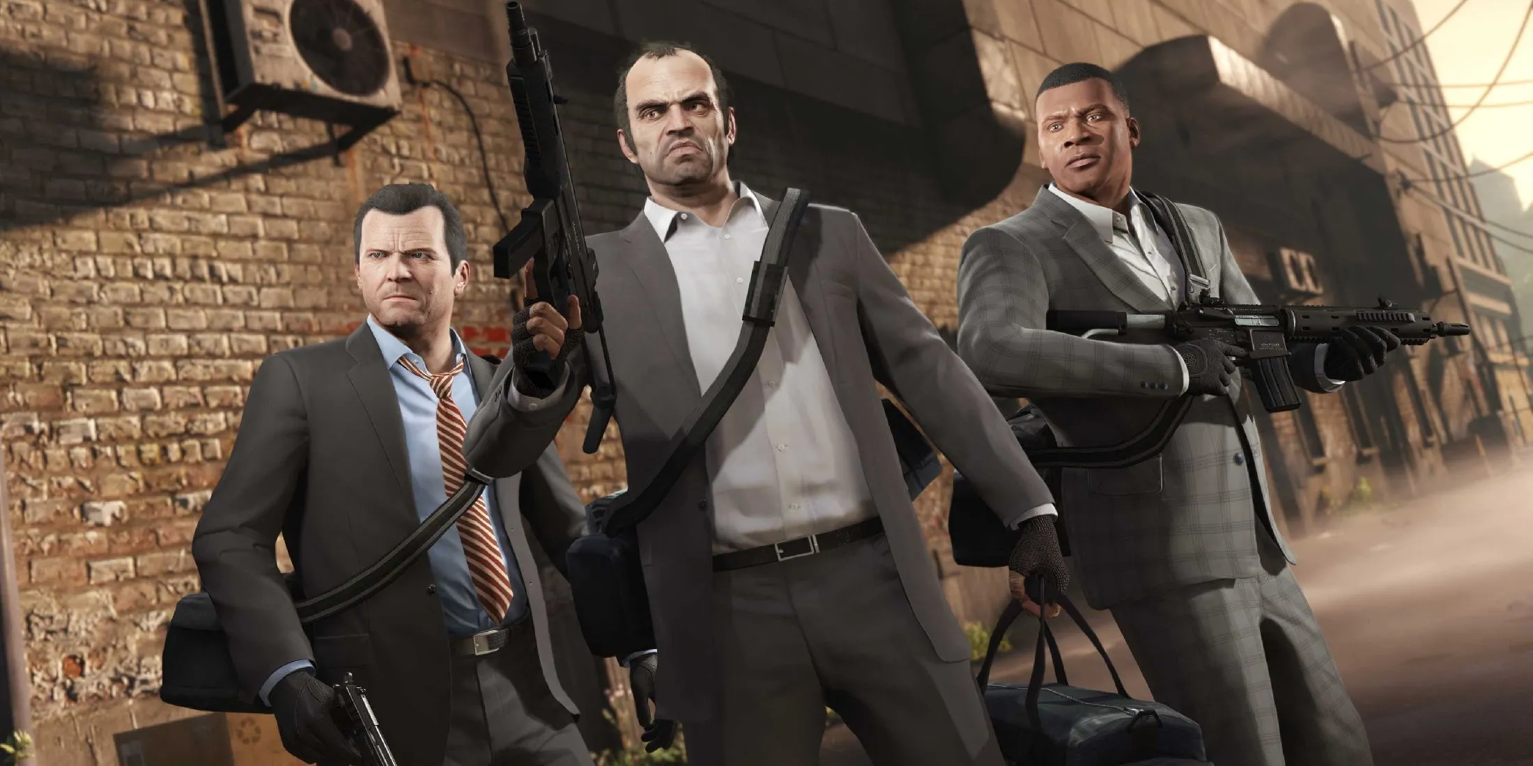 Ba nhân vật chính Michael, Trevor và Franklin trong Grand Theft Auto V