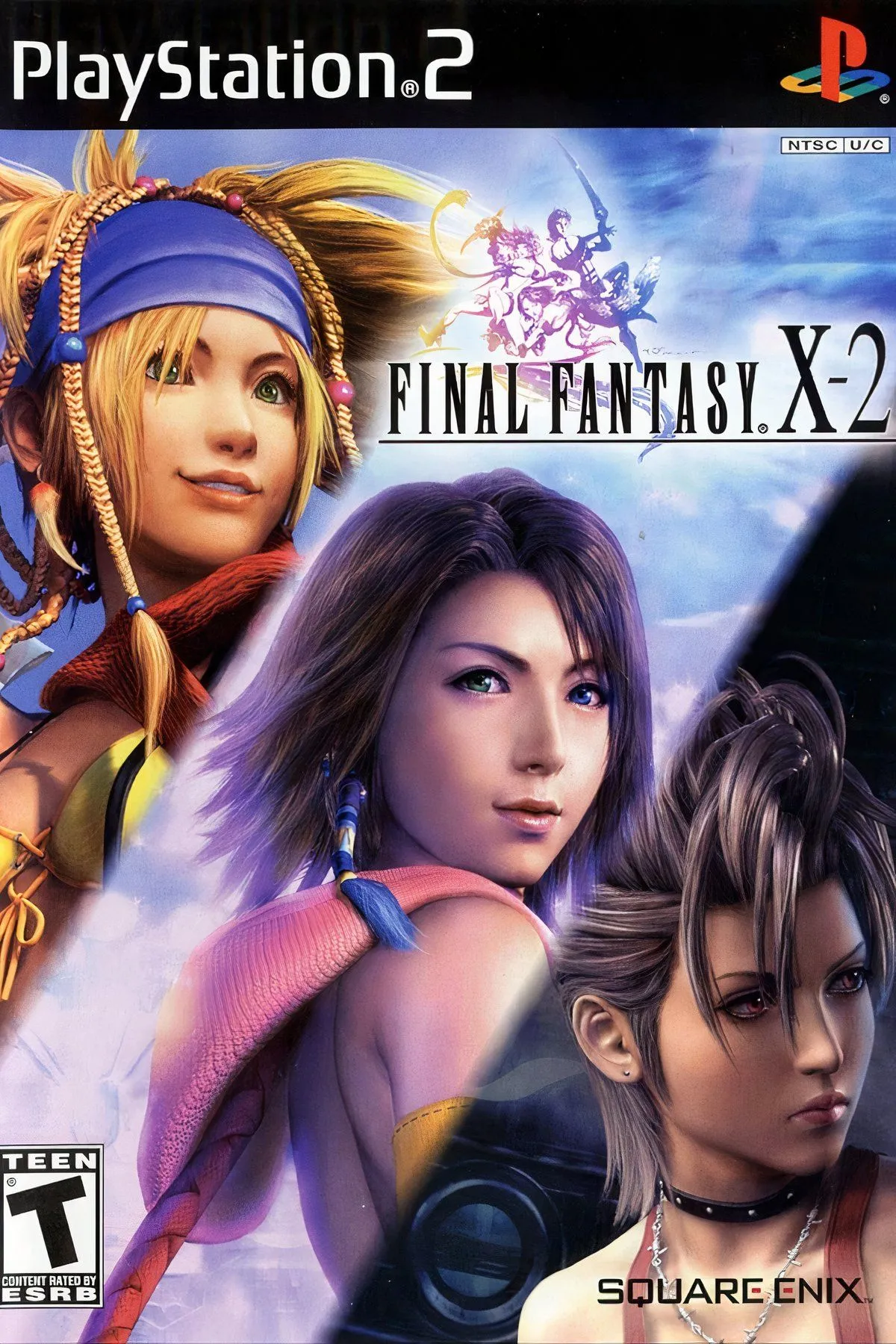 Bộ ba Yuna, Rikku và Paine trong trang phục popstar năng động của Final Fantasy X-2.
