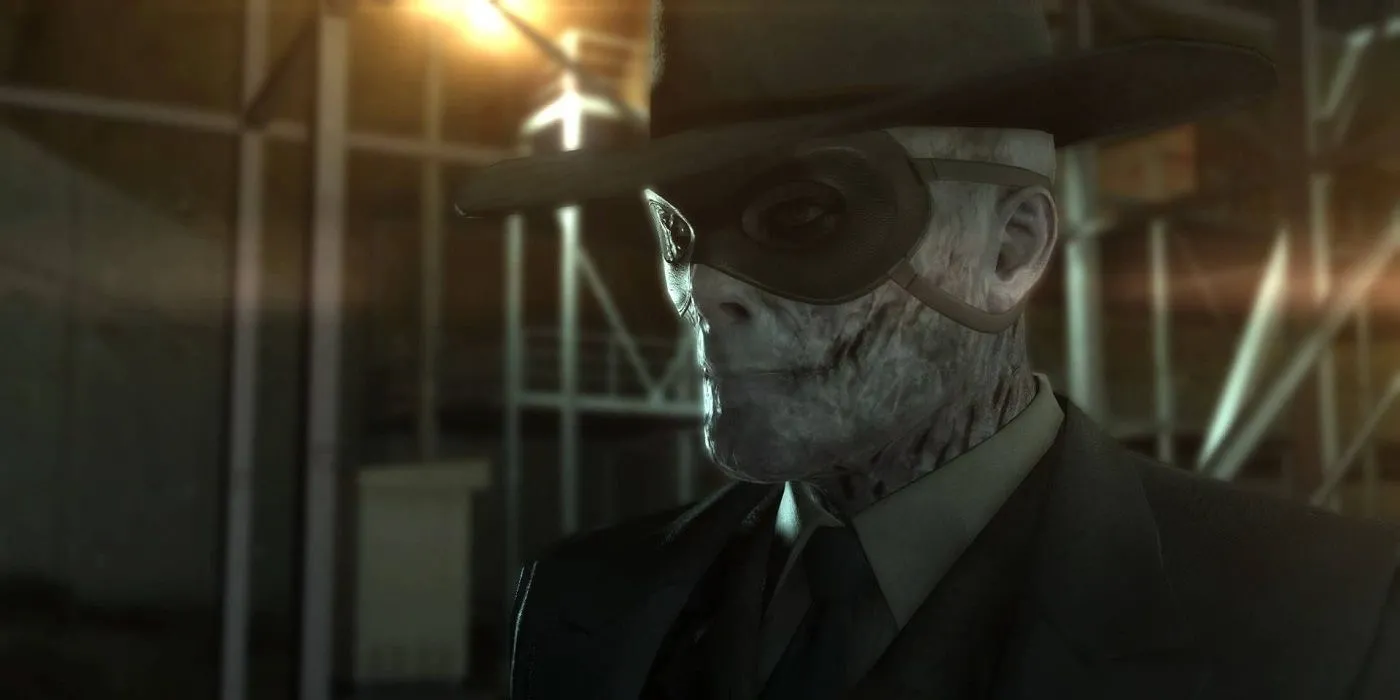 Cận cảnh khuôn mặt Skull Face từ Metal Gear Solid V: The Phantom Pain