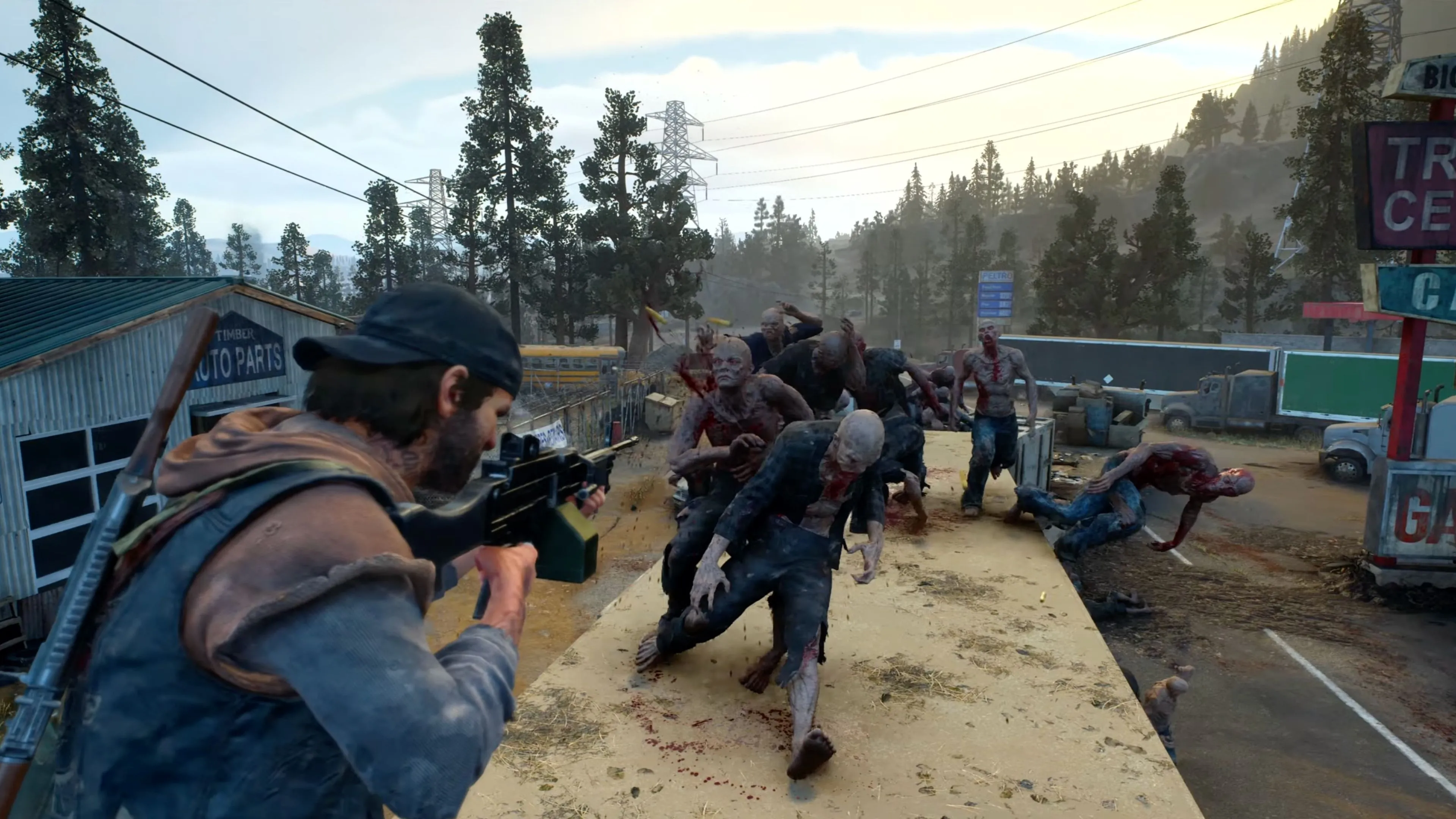 Cảnh cận của một con Freaker trong Days Gone Remastered, thể hiện sự đáng sợ của kẻ thù trong game sinh tồn