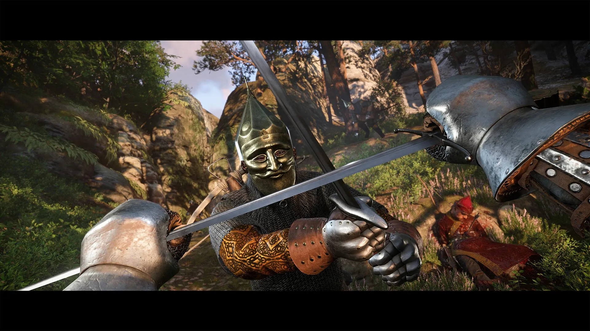 Cảnh chiến đấu kiếm thuật trong Kingdom Come: Deliverance 2, nhấn mạnh lối chơi nhập vai trung cổ