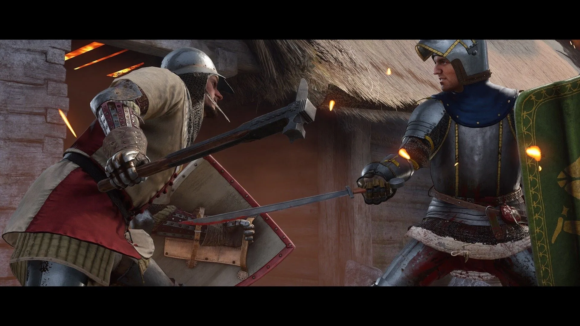 Cảnh một khu chợ sầm uất với NPC tương tác trong Kingdom Come: Deliverance 2, thể hiện sự chân thực của thế giới game