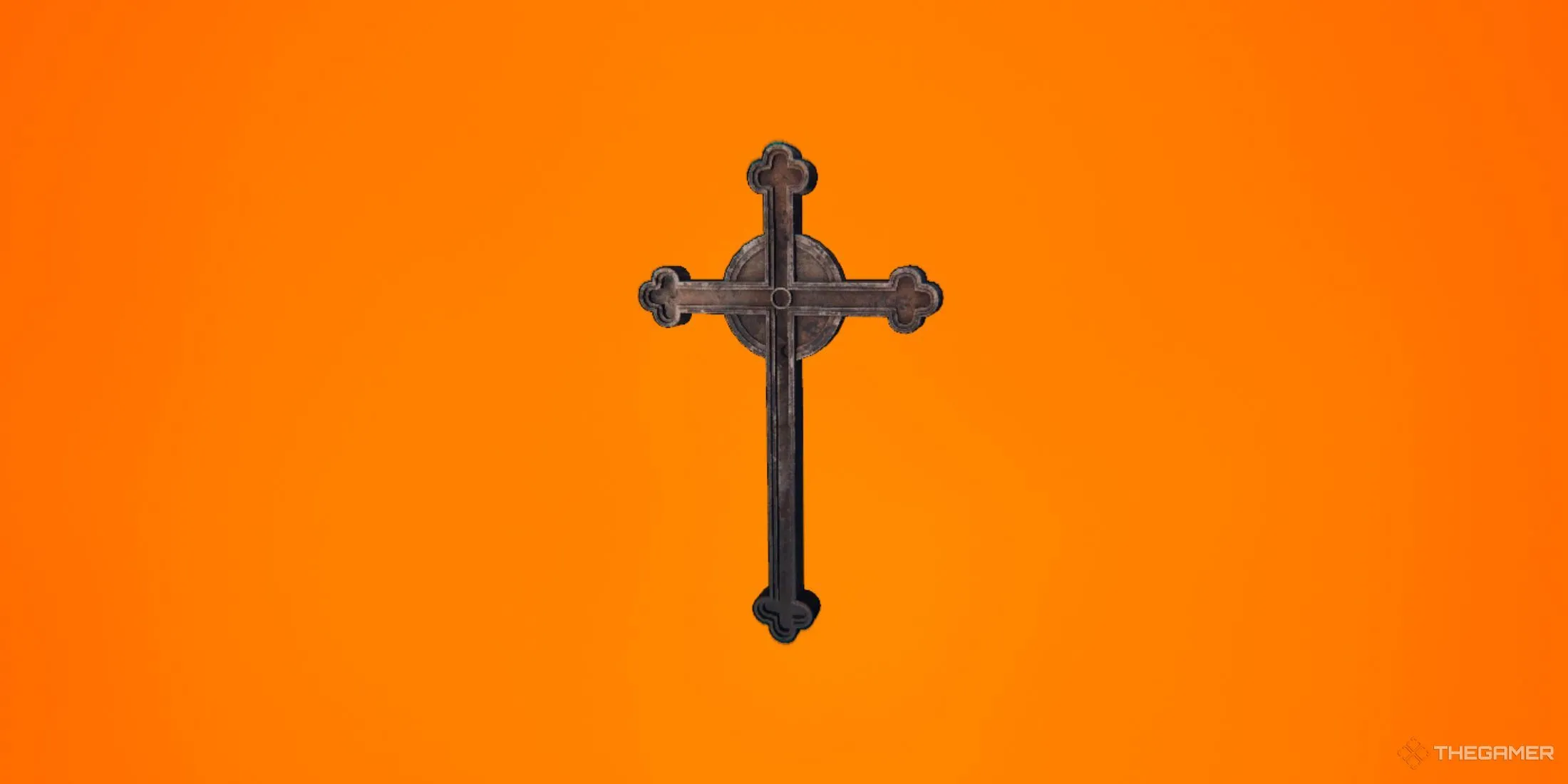 Cây thánh giá Crucifix trong Phasmophobia, vật phẩm chỉ hiệu quả trong phạm vi nhất định và trước khi hồn ma săn lùng.