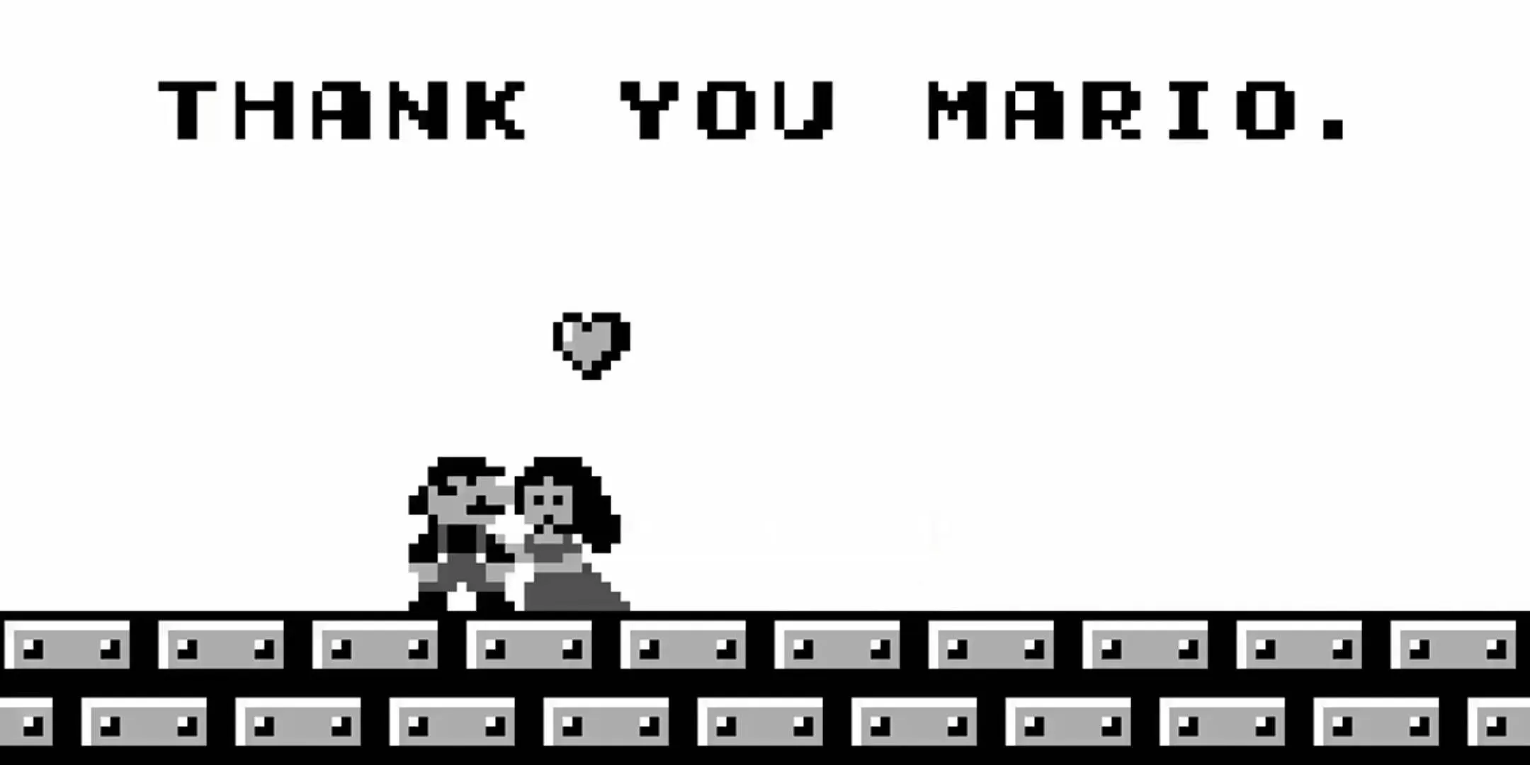 Công chúa Daisy và Mario trong tựa game Super Mario Land trên Game Boy