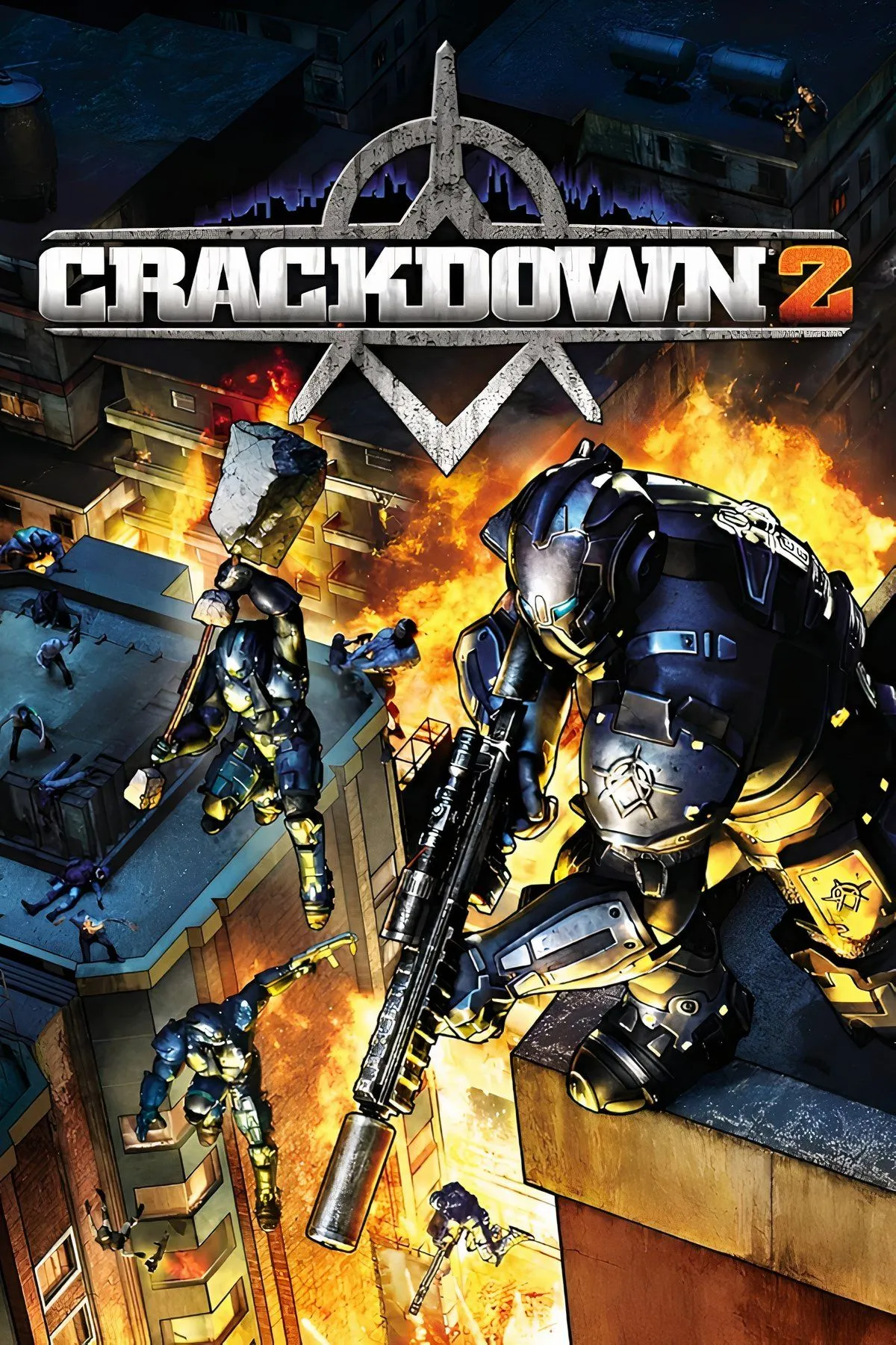 Đặc vụ trong game Crackdown 2 sẵn sàng cho cuộc tàn phá thành phố