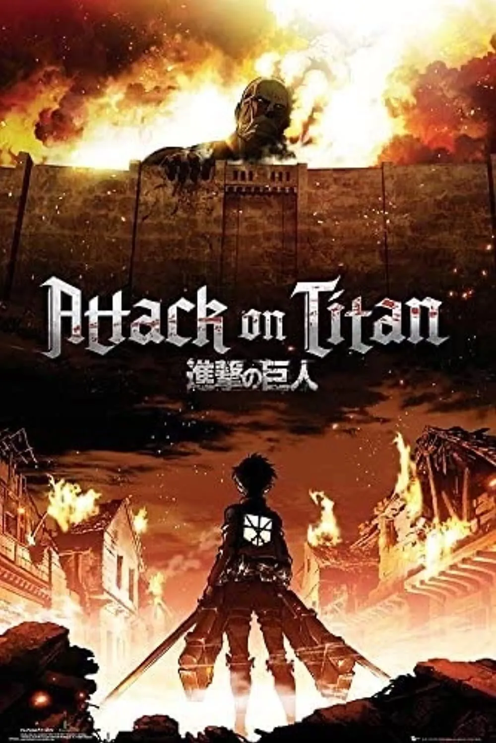 Eren Yeager trong hình dạng Titan Thủy Tổ, biểu tượng của Attack on Titan.