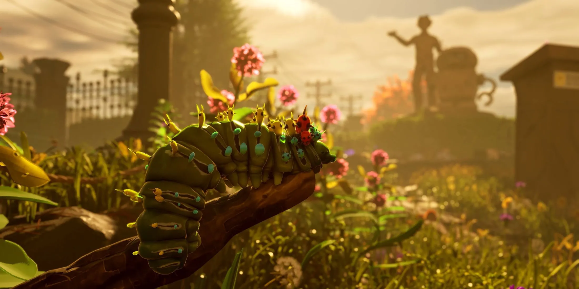 Grounded 2 gameplay: Khám phá khả năng hợp tác với côn trùng đồng minh như sâu bướm