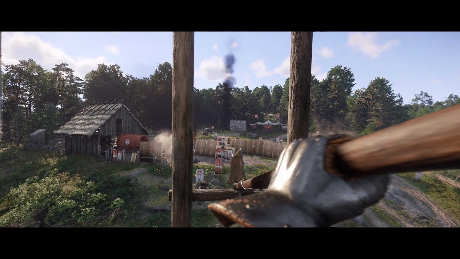 Henry đang tương tác với NPC trong Kingdom Come: Deliverance 2, cho thấy hệ thống đối thoại phong phú