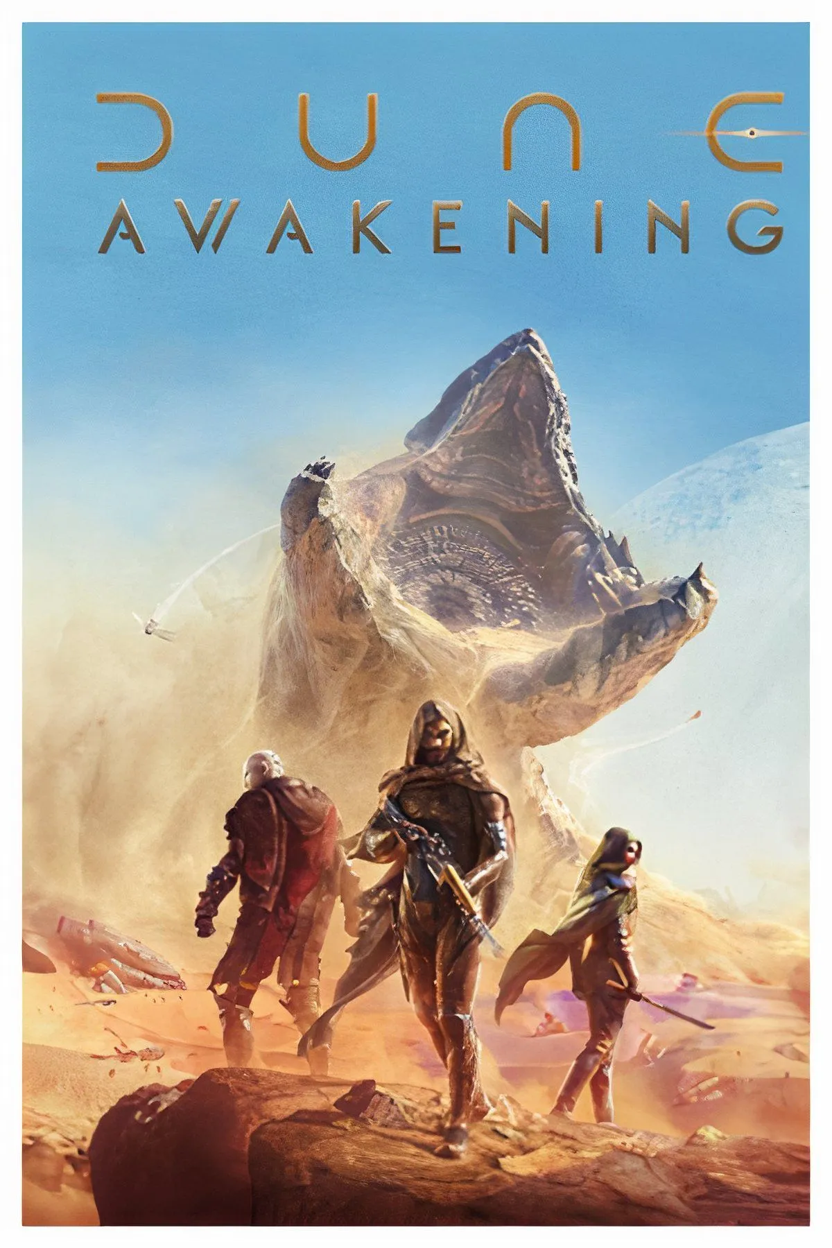 Hình ảnh tổng quan về thế giới Arrakis rộng lớn trong game Dune Awakening