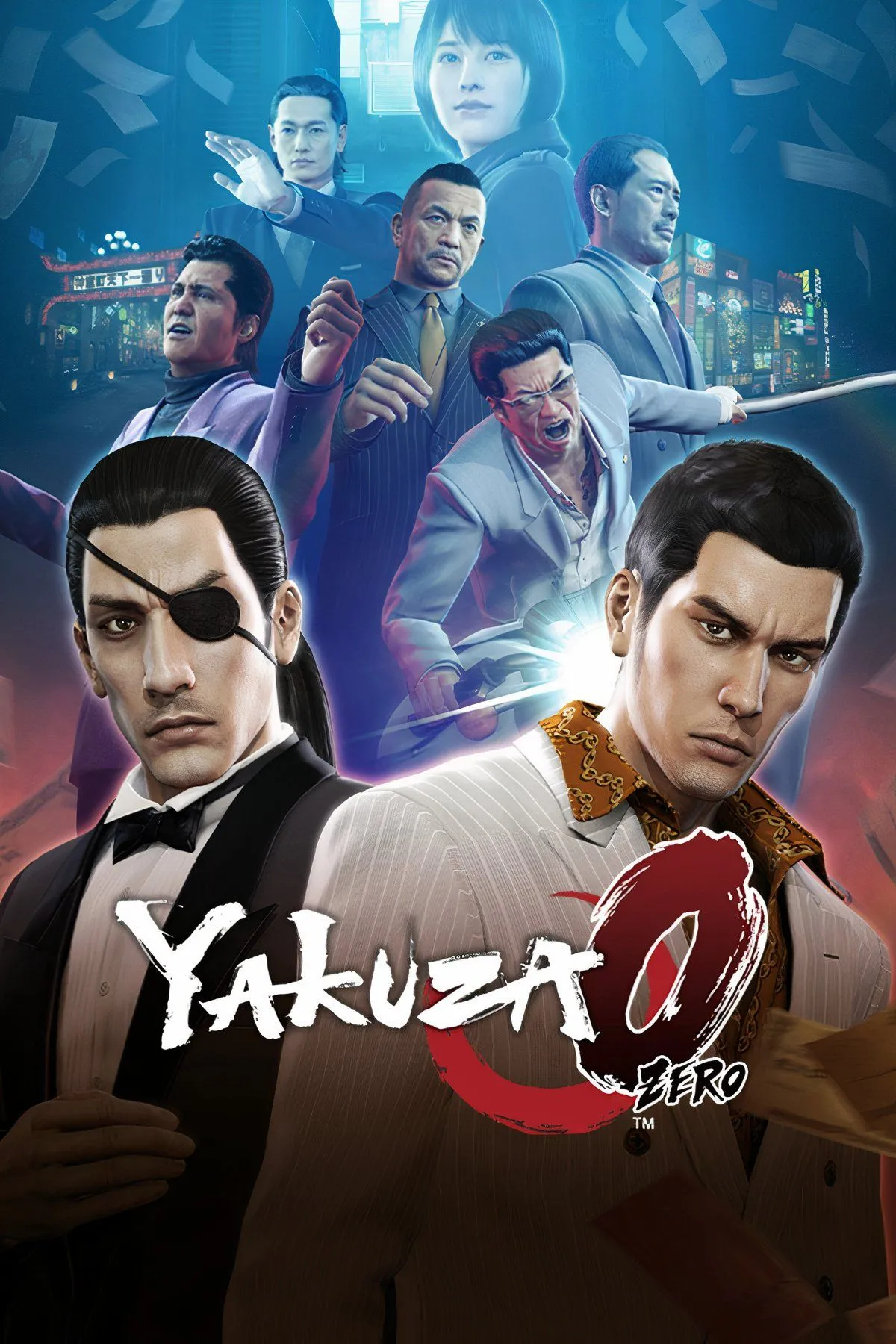 Kazuma Kiryu và Goro Majima trong Yakuza 0, đại diện cho hai câu chuyện trưởng thành đối lập