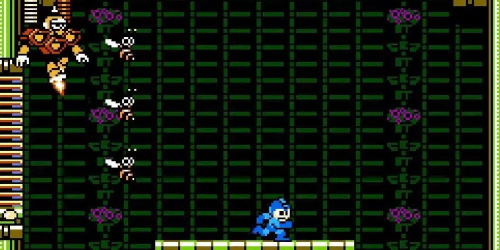 Mega Man đối đầu Hornet Man trong Mega Man 9