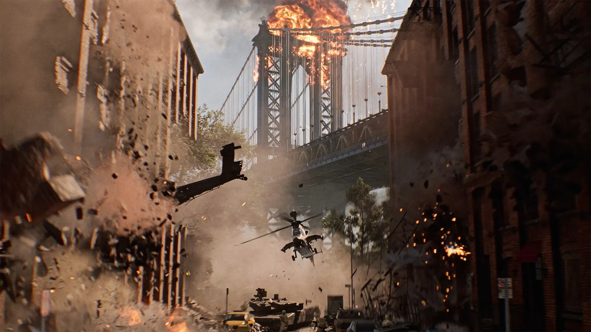 Một khung cảnh khác trong Battlefield 6, cho thấy quy mô và độ chi tiết của môi trường.