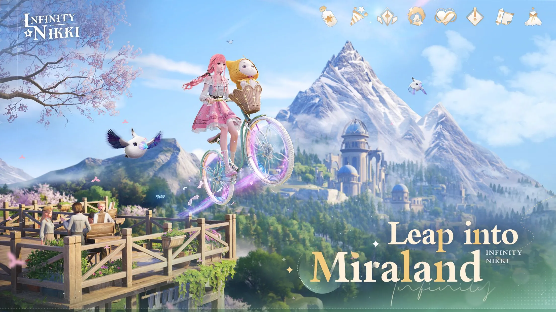 Nikki trong một bộ váy lộng lẫy, thể hiện khả năng tùy biến trang phục đa dạng của Infinity Nikki.