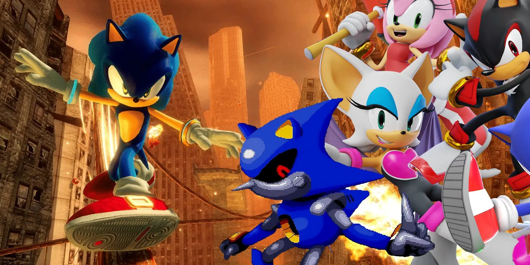 Sonic The Hedgehog trong một tựa game fanmade chất lượng cao