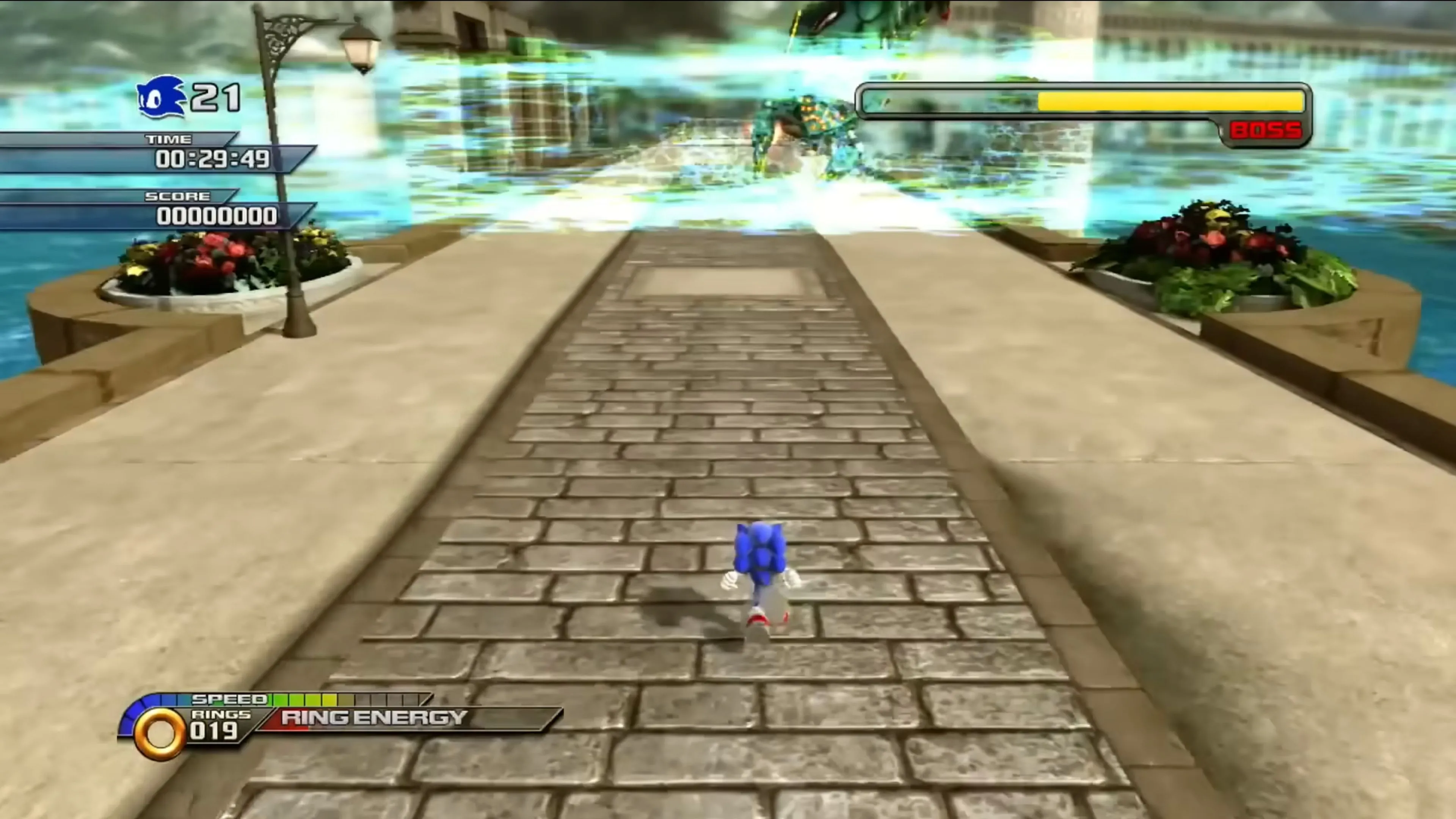 Sonic Werehog tung chiêu trong màn đêm u ám của Sonic Unleashed