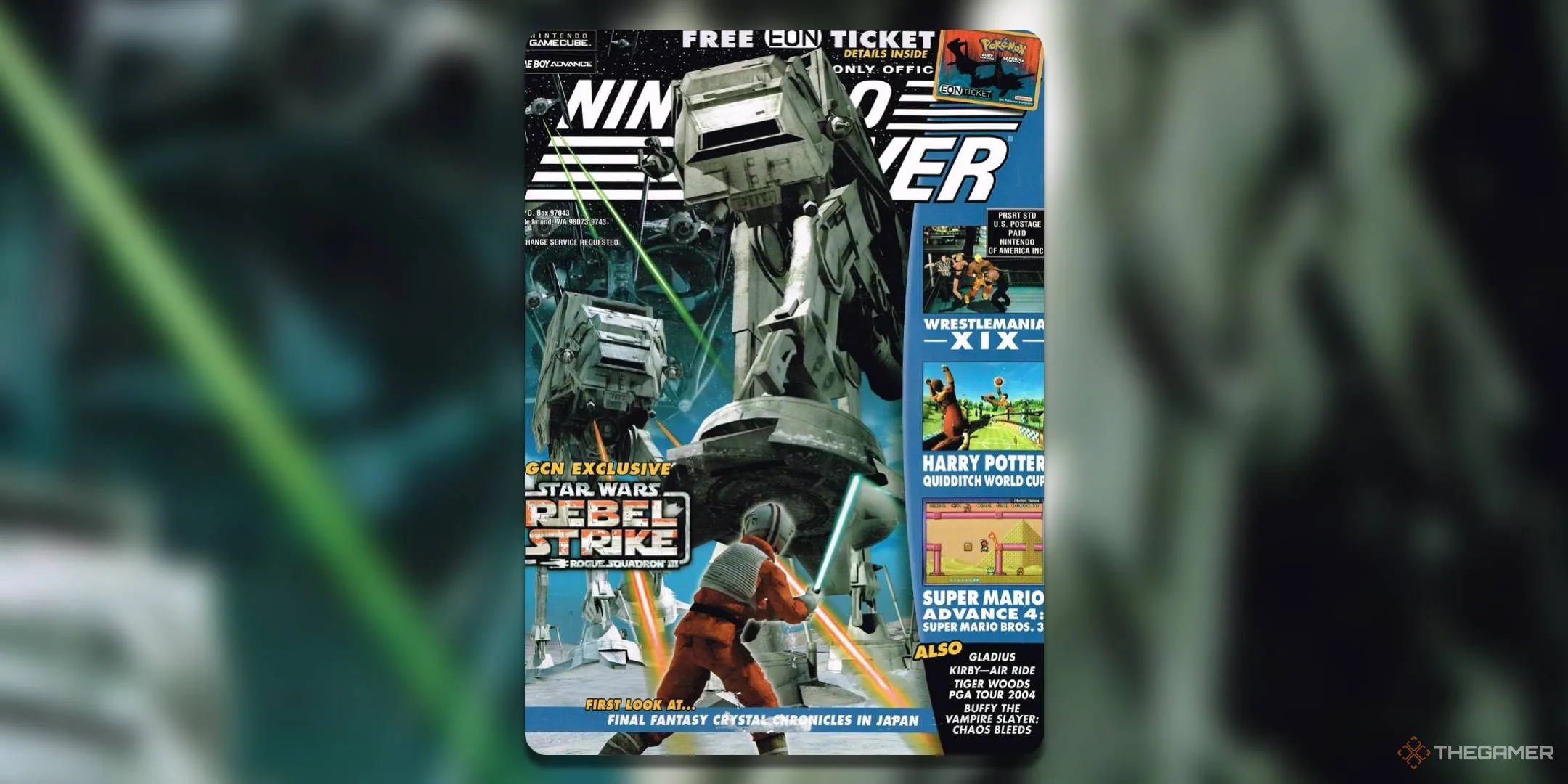 Tạp chí Nintendo Power số tháng 11 năm 2003, với hình ảnh Star Wars Rebel Strike.