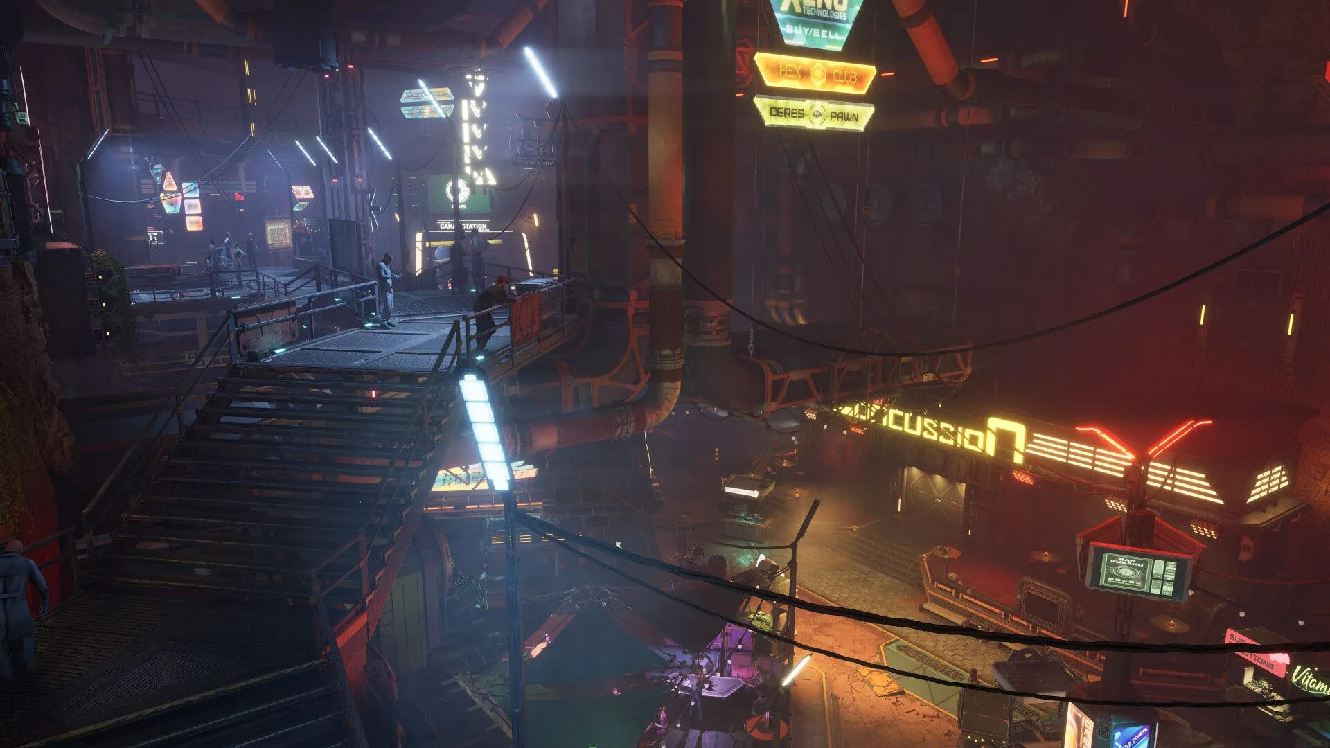 Tàu vũ trụ tùy biến của người chơi, trung tâm hoạt động trong The Expanse Osiris Reborn