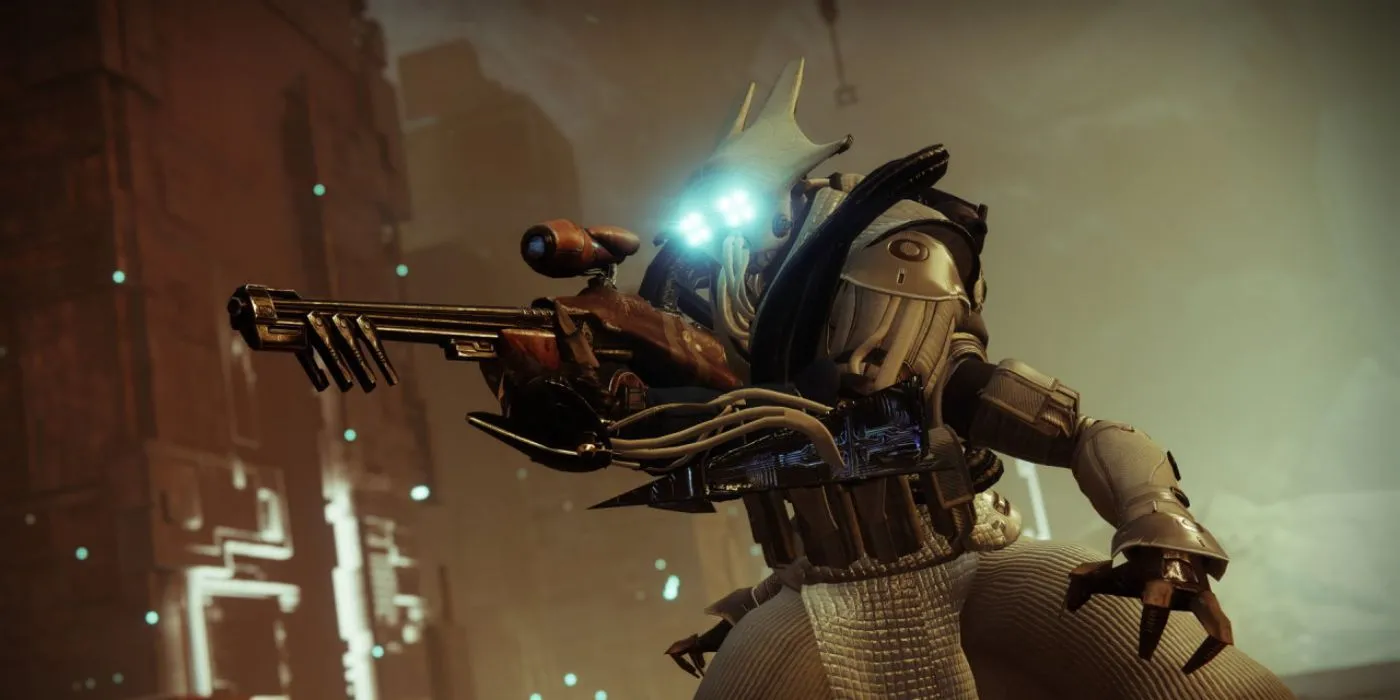 Boss Phylaks, The Warrior với khẩu súng ngắm trong Destiny 2 Beyond Light