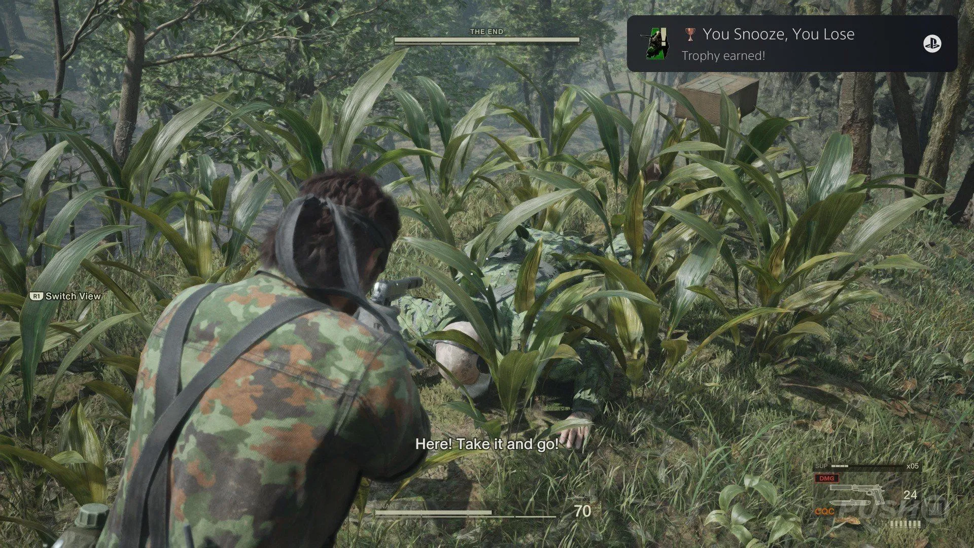 Khu vực Sokrovenno South, nơi diễn ra trận đấu boss The End trong MGS Delta